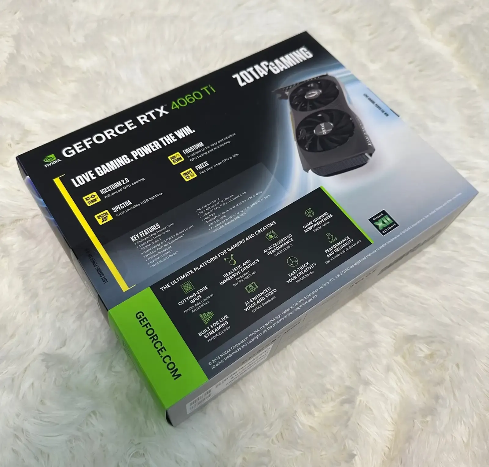 Видеокарта GeForce RTX 4060 Ti 8G Zotac