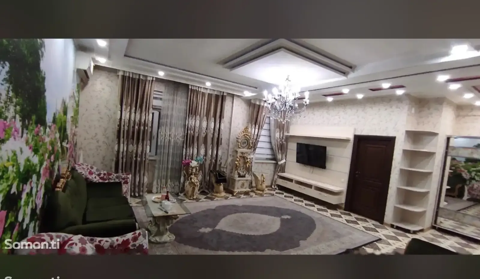 2-комн. квартира, 11 этаж, 95м², Исмоили Сомони