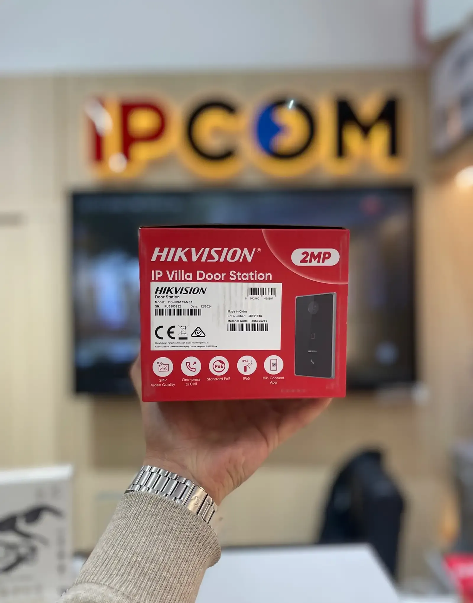 Вызывная панель Hikvision DS KV6113 ME1