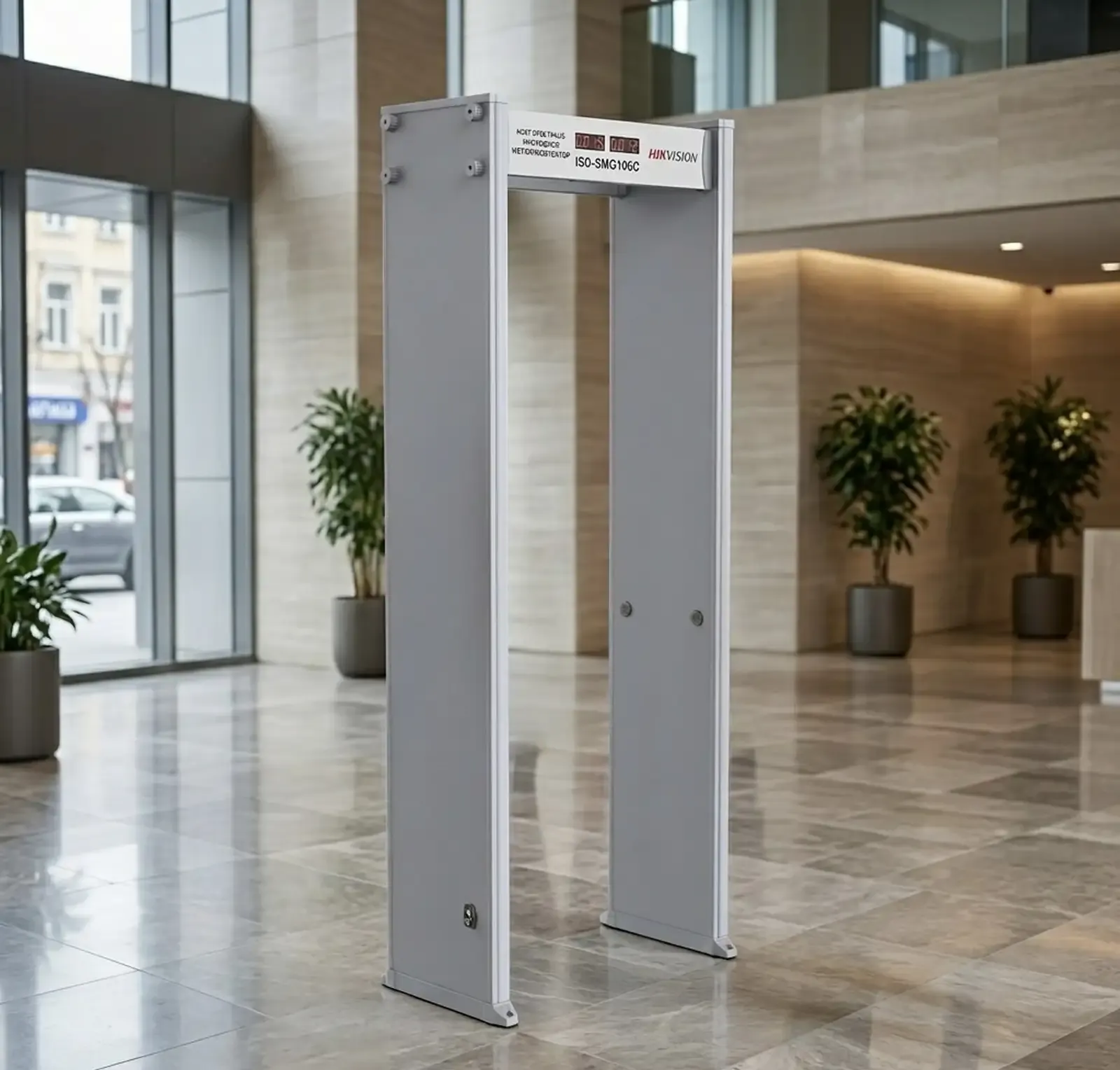 Проход через металлодетектор Hikvision iSD-SMG106C