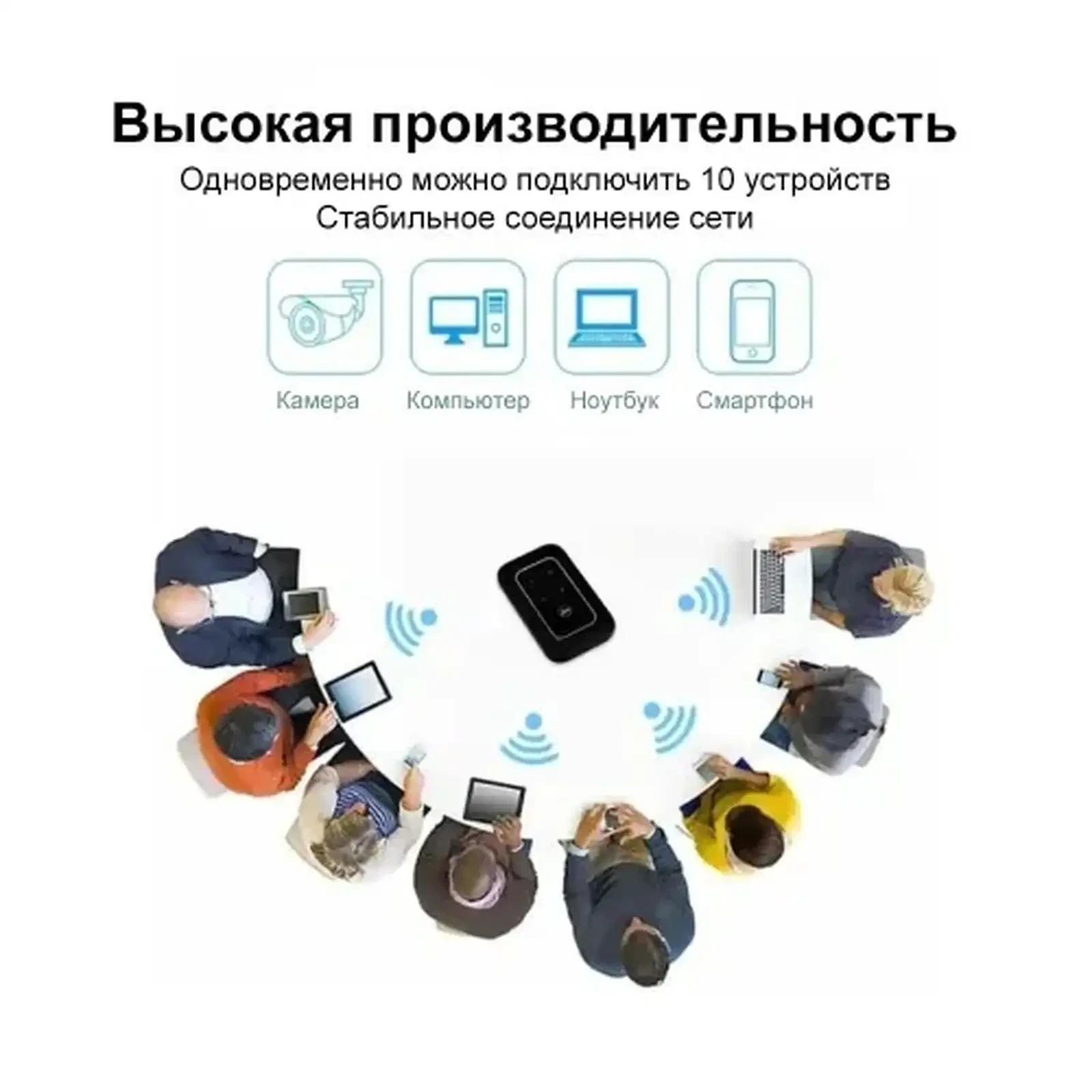 Мобильный высокоскоростной Wifi Модем 4G+ / КАРМАННЫЙ роутер / LTE