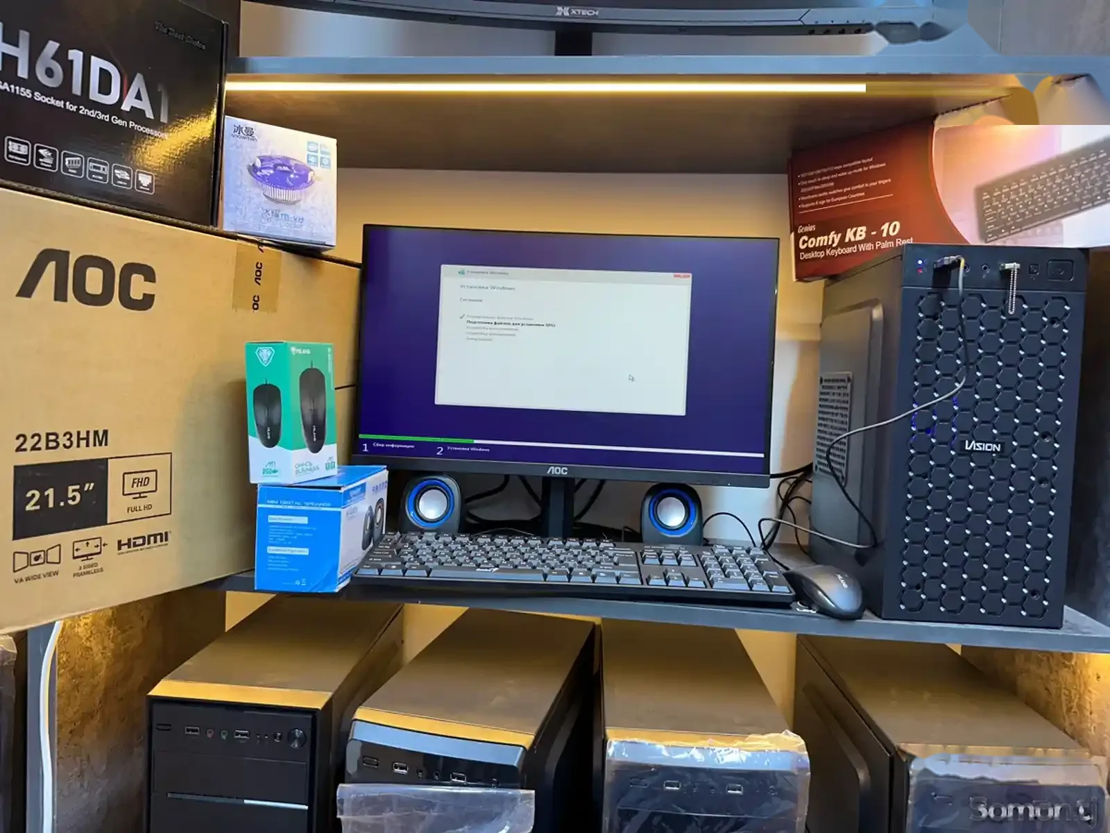 Персональный компьютер core i5 3470/Rам 8GB DDR 3/HDD 500GB/AOC 22B3HM