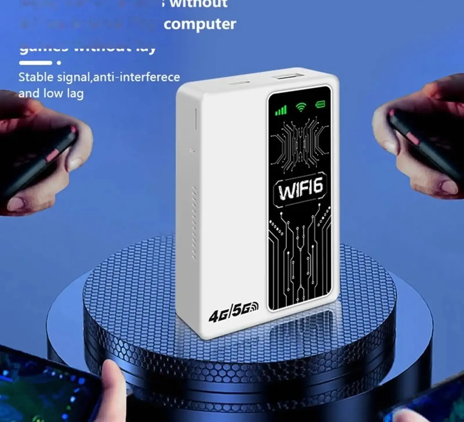Беспроводной PowerBank Wi-Fi Роутер Карманный 4G LTE