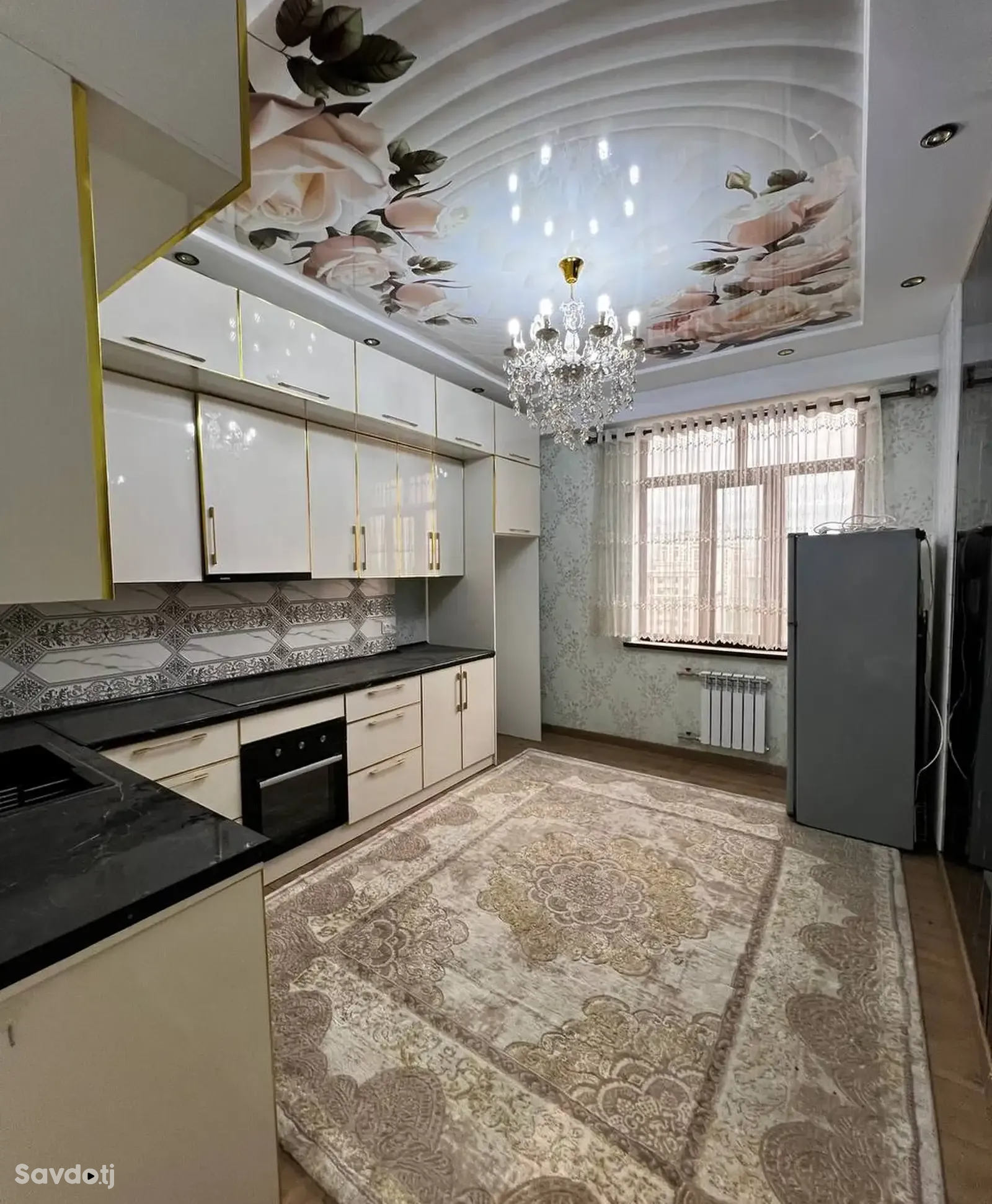 3-комн. квартира, 18 этаж, 105 м², И.Сомони Пайкари дом печать