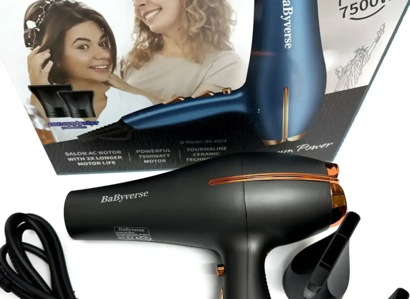 Фен для волос Babyverse model 6624
