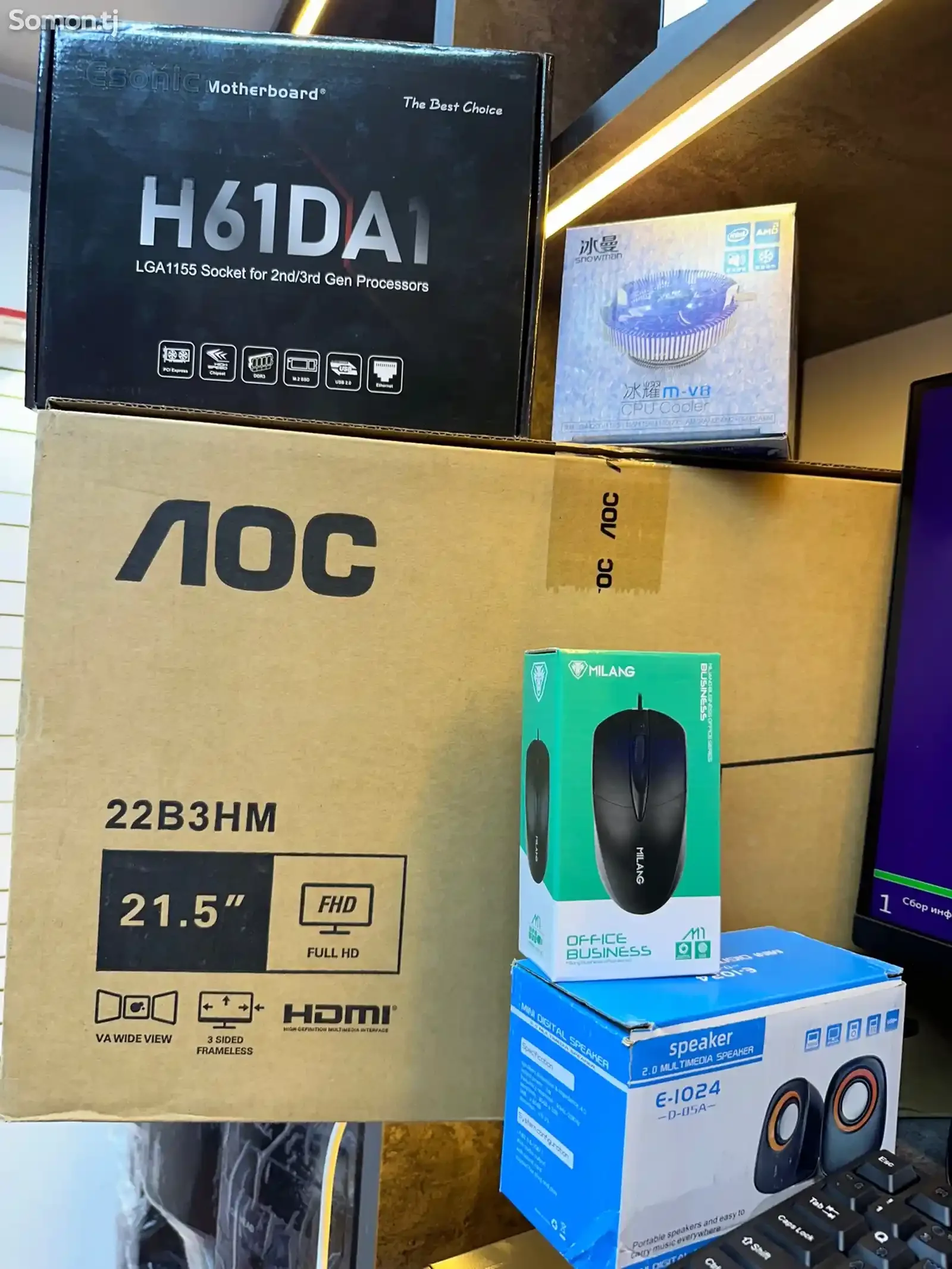 Персональный компьютер core i5 3470/Rам 8GB DDR 3/HDD 500GB/AOC 22B3HM