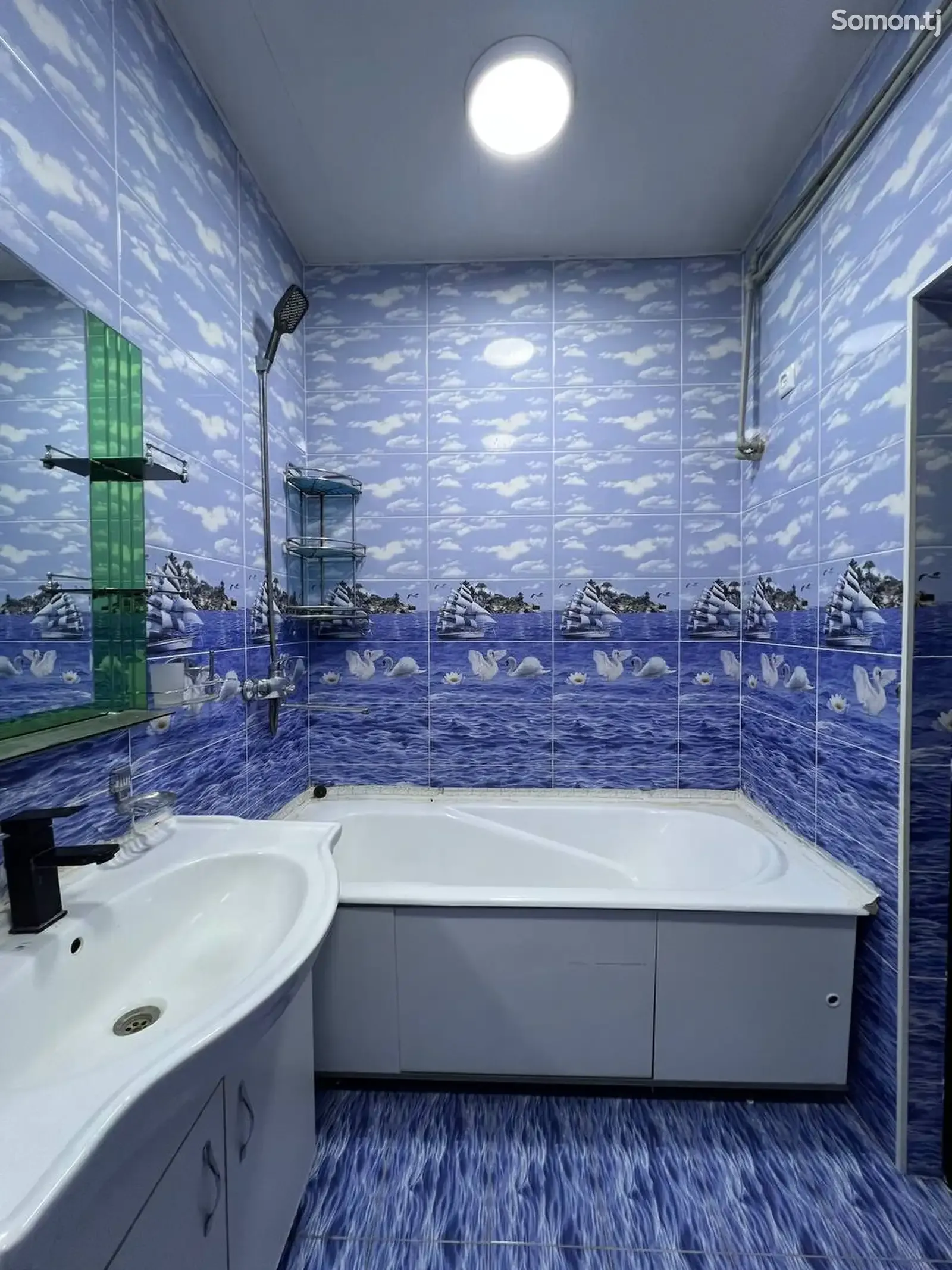 2-комн. квартира, 9 этаж, 57 м², Исмоили Сомони, Водонасос
