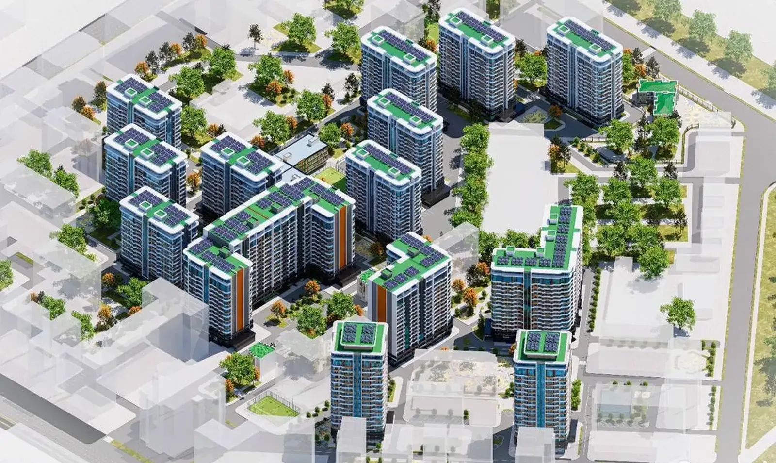 3-комн. квартира, 9 этаж, 107 м², И Сомони