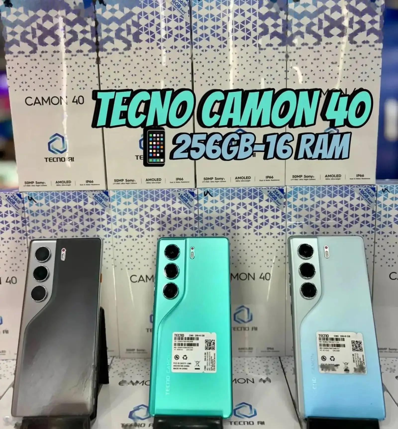 Tecno Camon 256 gb