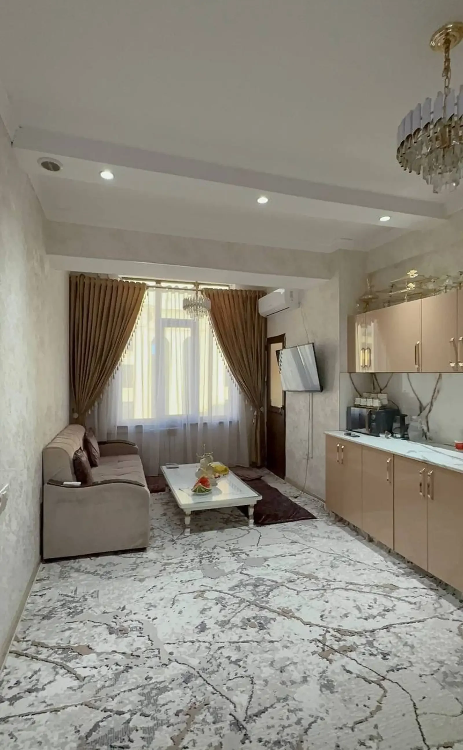 2-комн. квартира, 15 этаж, 53 м², н.Шохмансур, Созидание