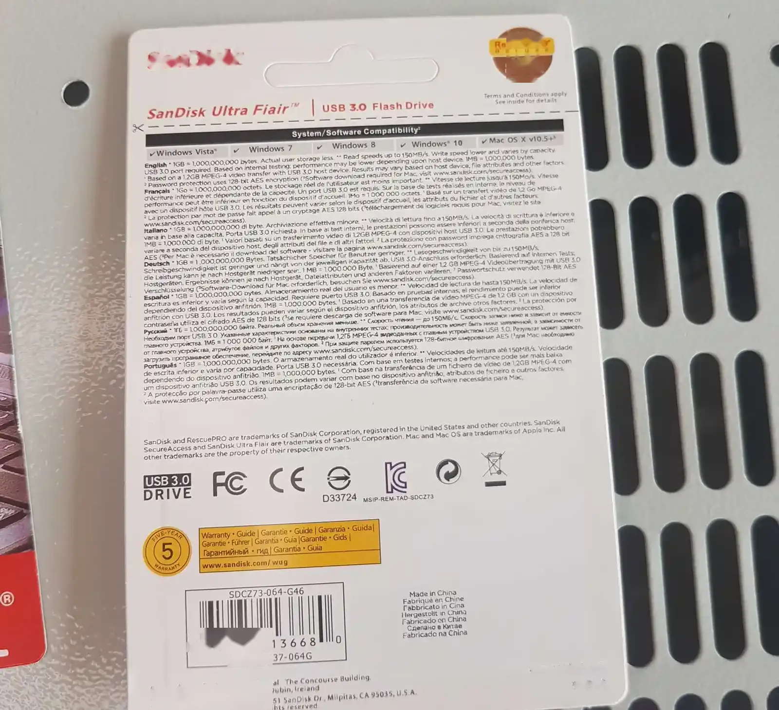 SanDisk Ultra Flair 16Gb USB3.0
