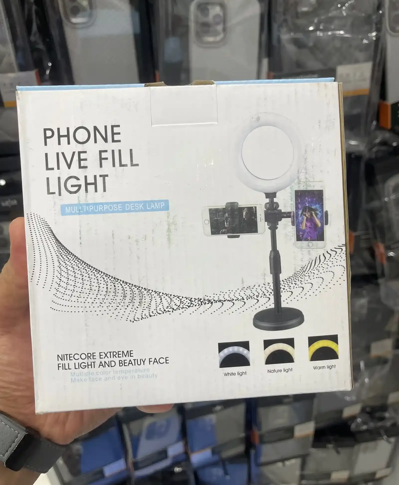 Настольный мини-светильник Led Ring Light