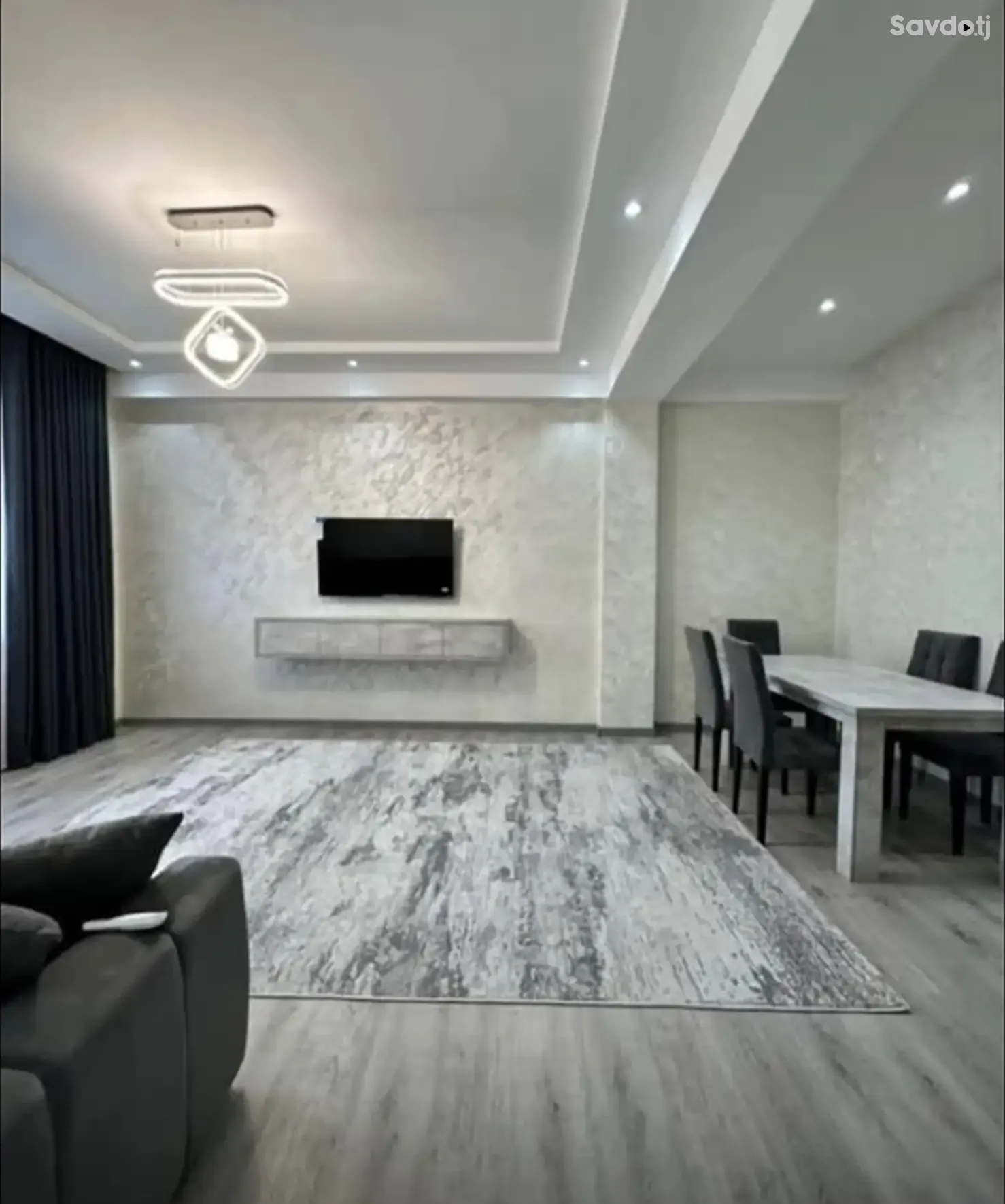 2-комн. квартира, 12 этаж, 76м², Шохмансур