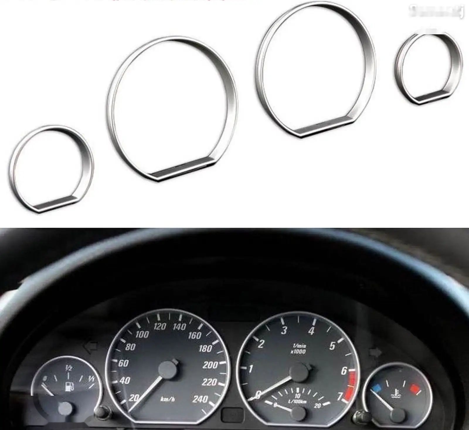 Кольца в приборную панель E