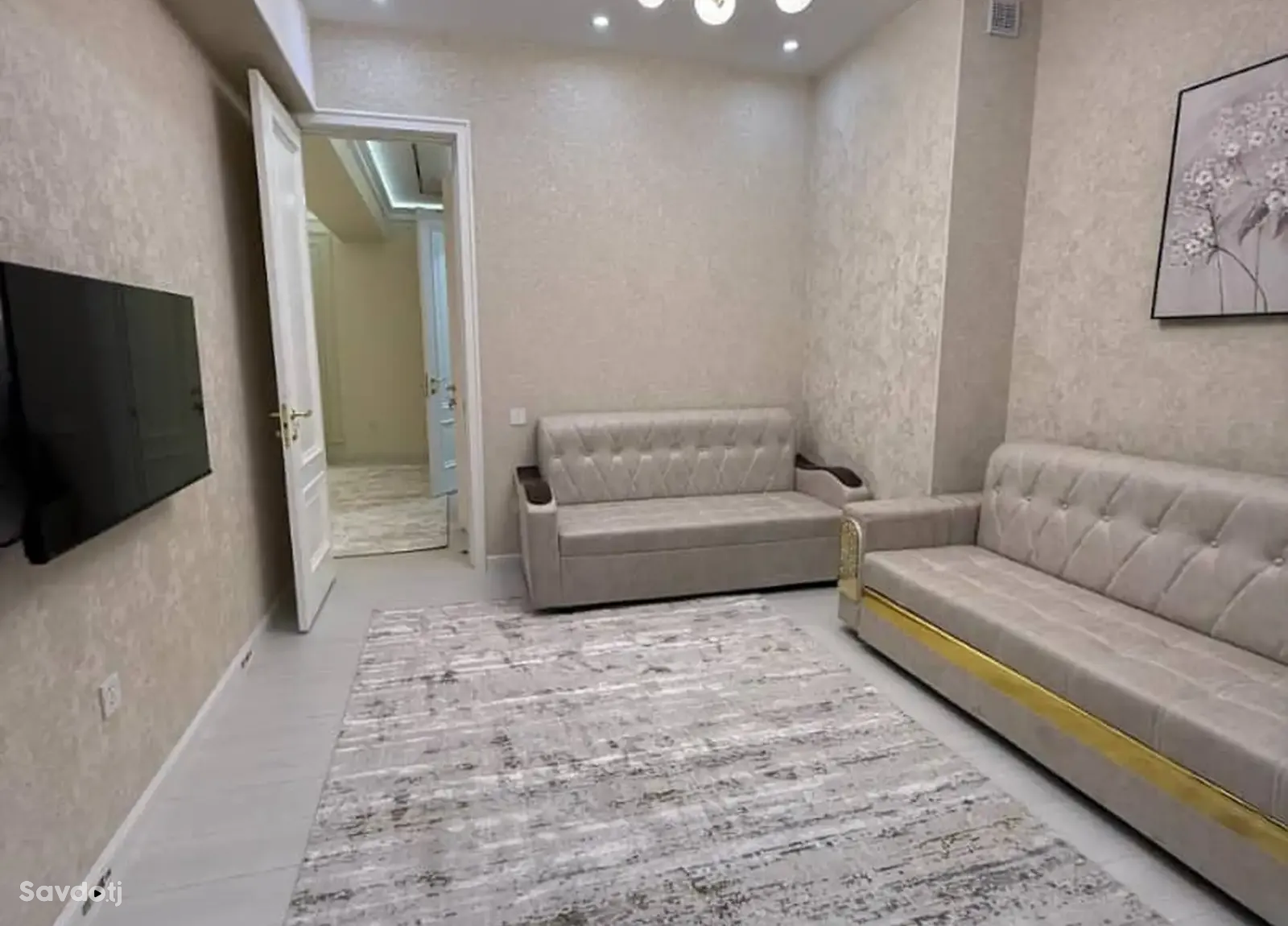 2-комн. квартира, 5 этаж, 98м², Сомони
