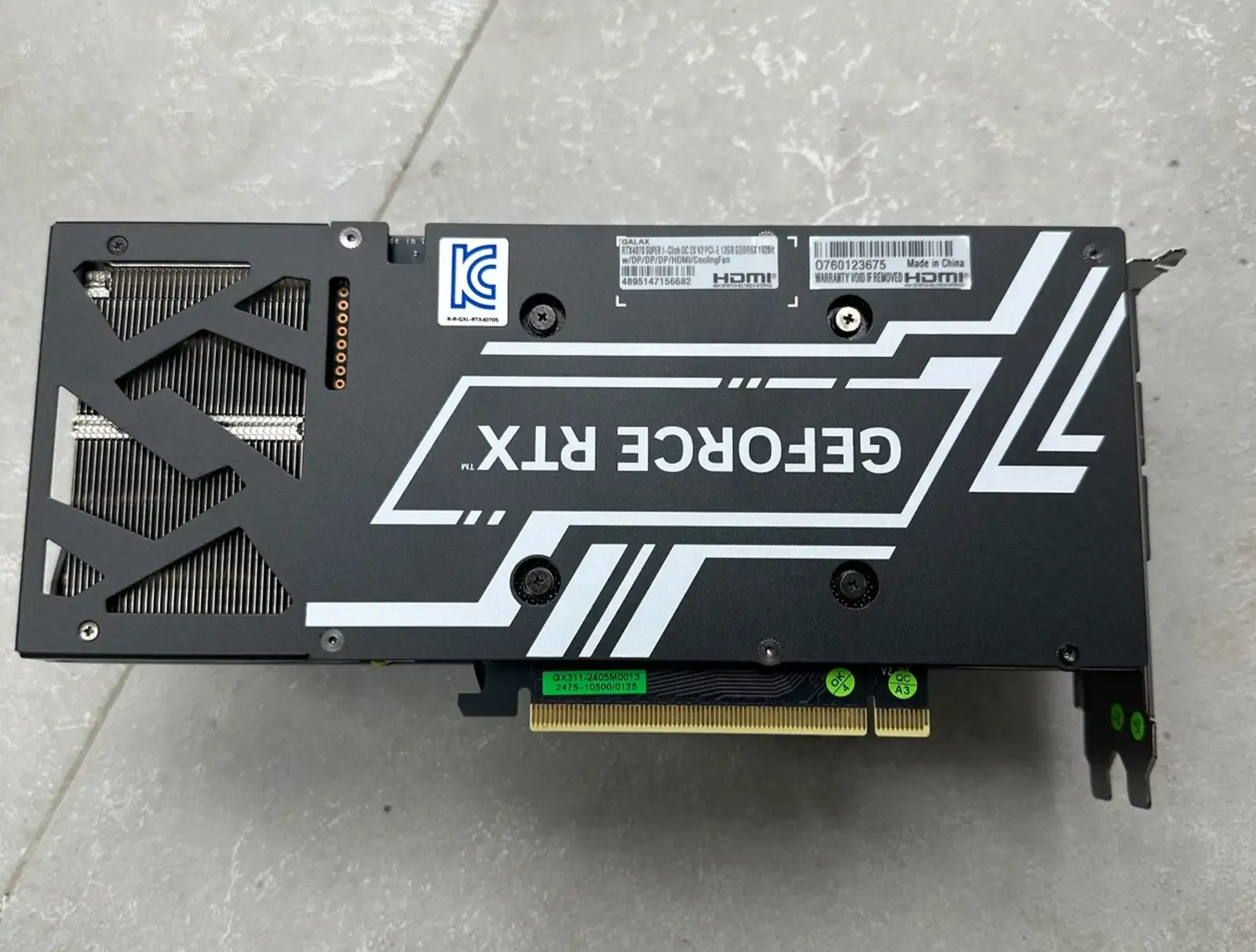 Видеокарта Galax RTX 4070 Super 12GB GDDR6X | 1-Click OC
