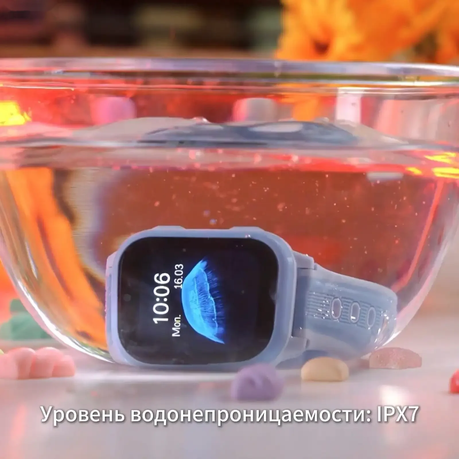 Детские часы c сим-картой hoco Y108 4G Видеозвонок GPS — фото 2