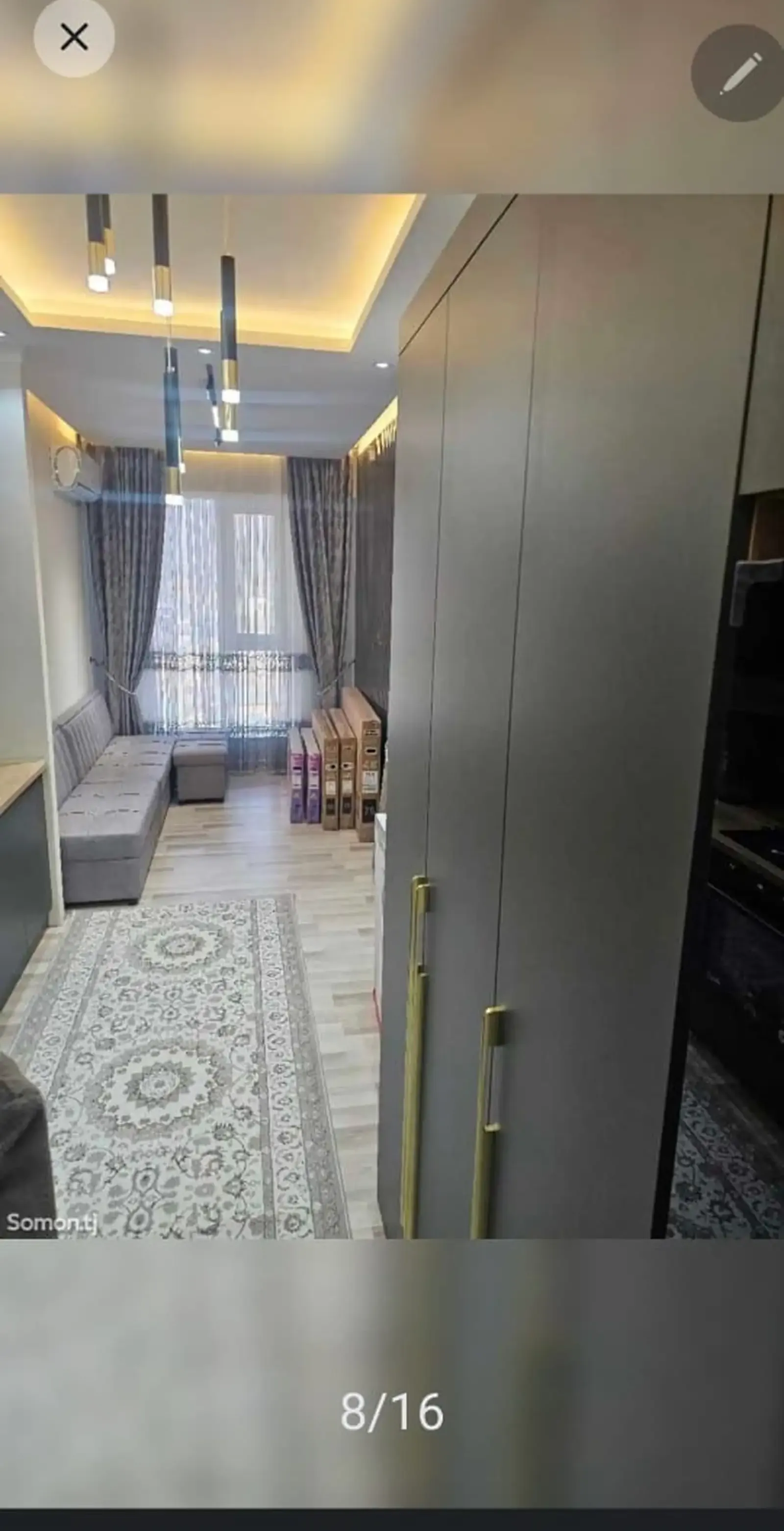 5-комн. квартира, 11 этаж, 155м², Гостиница Хилтон