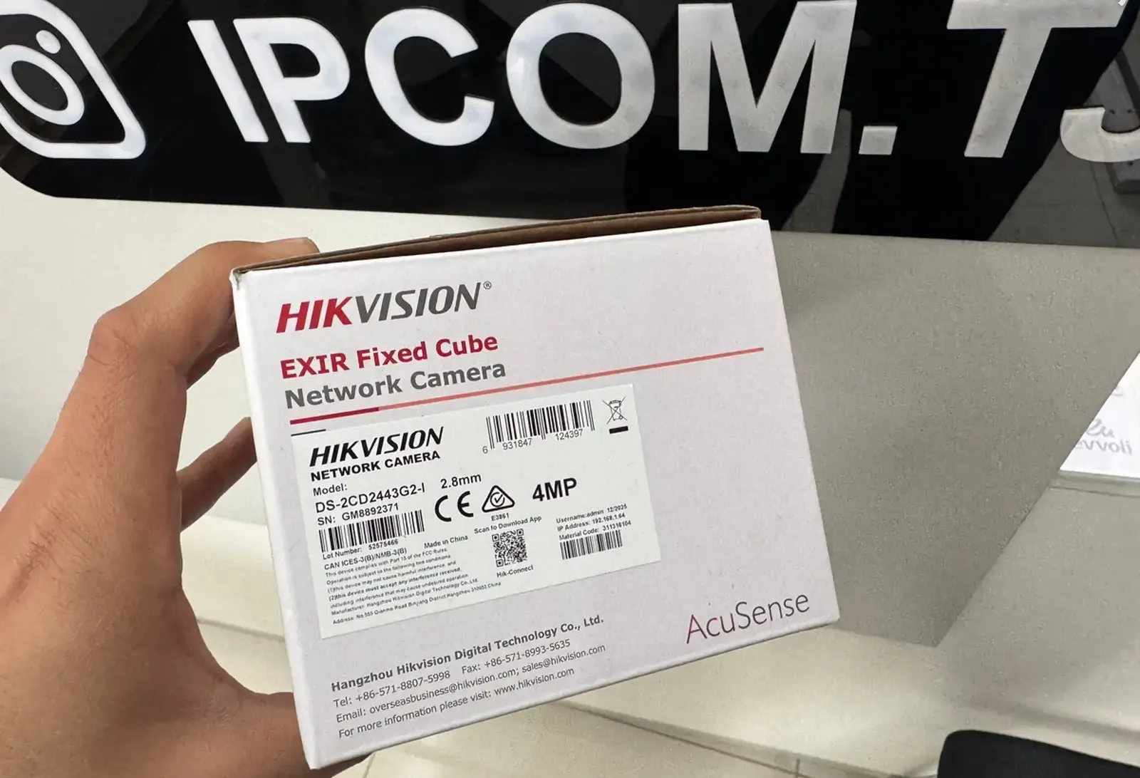 Камера внутренняя IP Hikvision DS-2CD2443G2-I 2.8mm O-STD