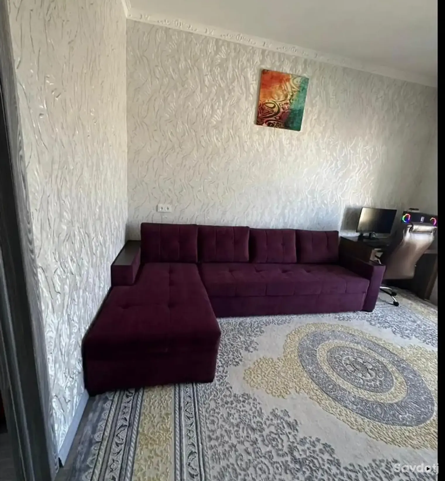 3-комн. квартира, 14 этаж, 85м², Сомони