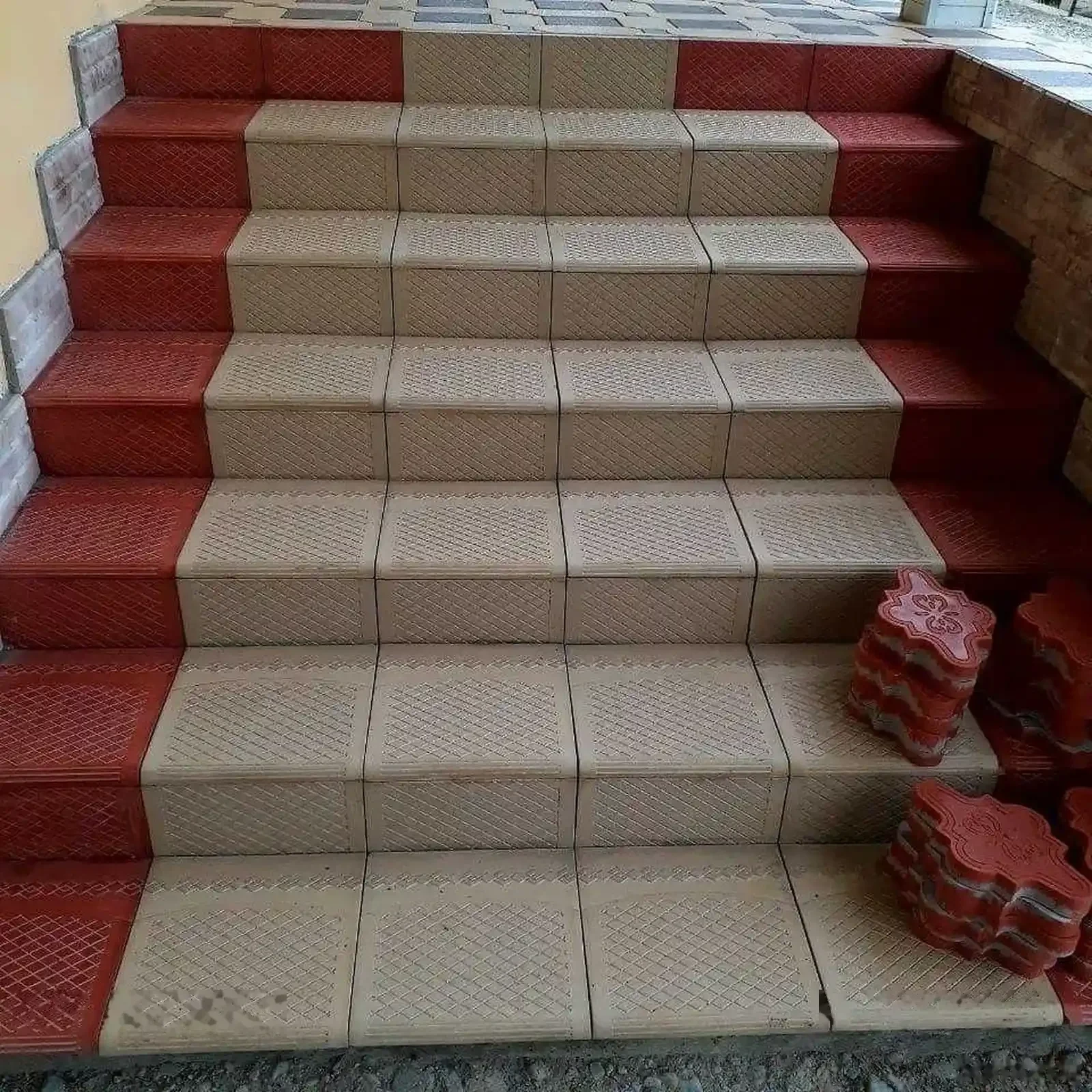 Лестница из брусчатки — фото 6