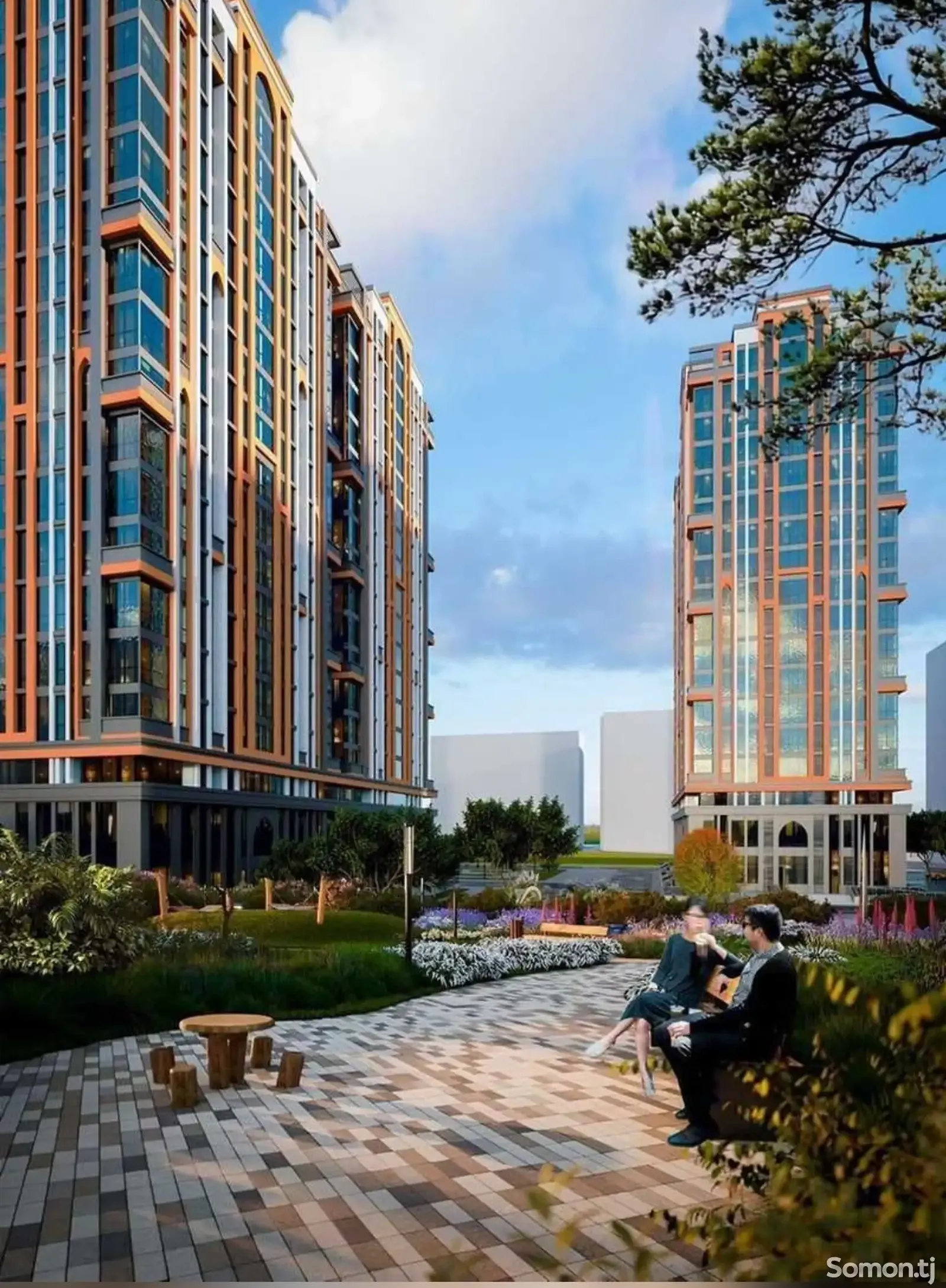 1-комн. квартира, 6 этаж, 64 м², Исмоили Сомони