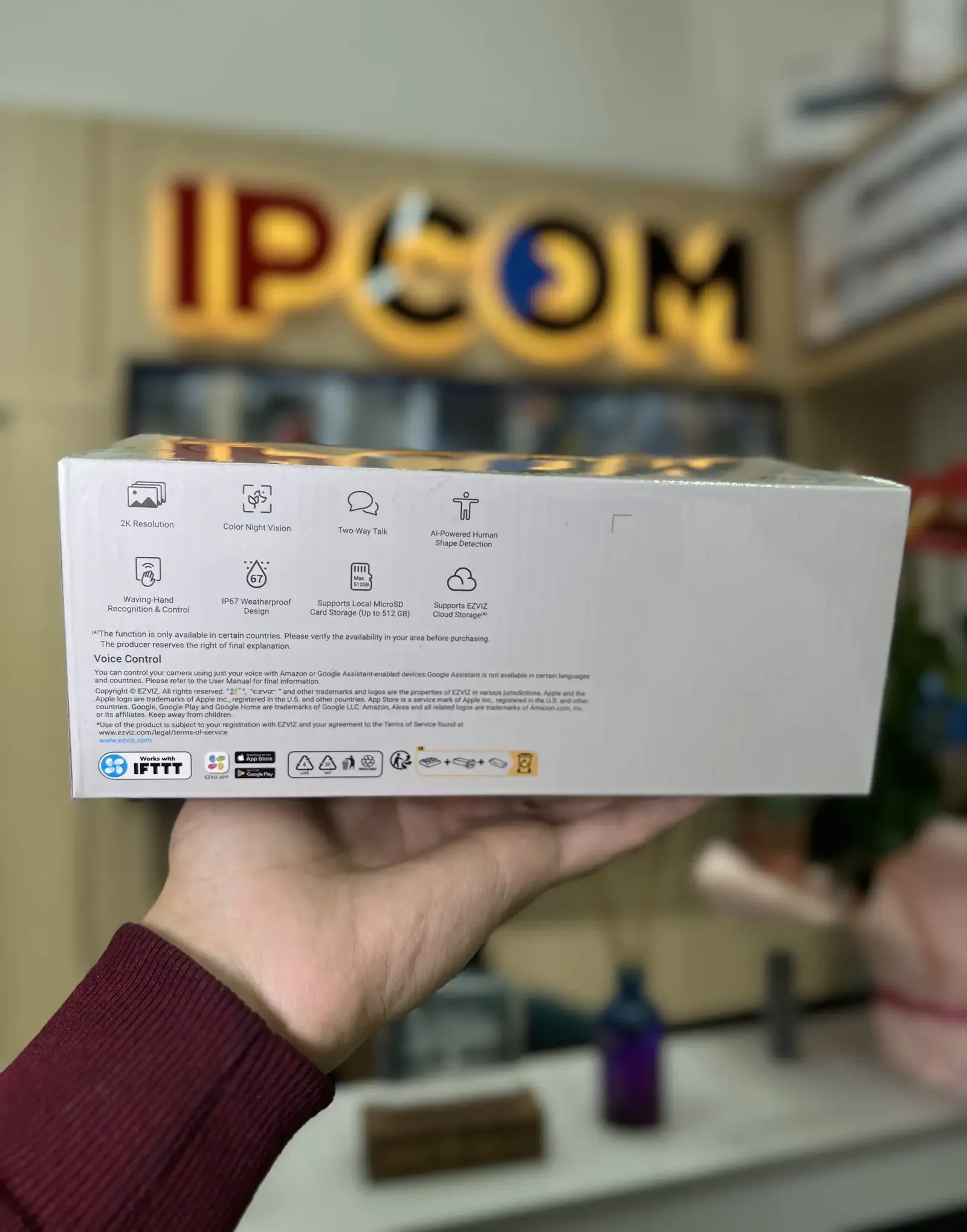 EZVIZ Умная домашняя Wi-Fi-камера CS-H3c 4MP color