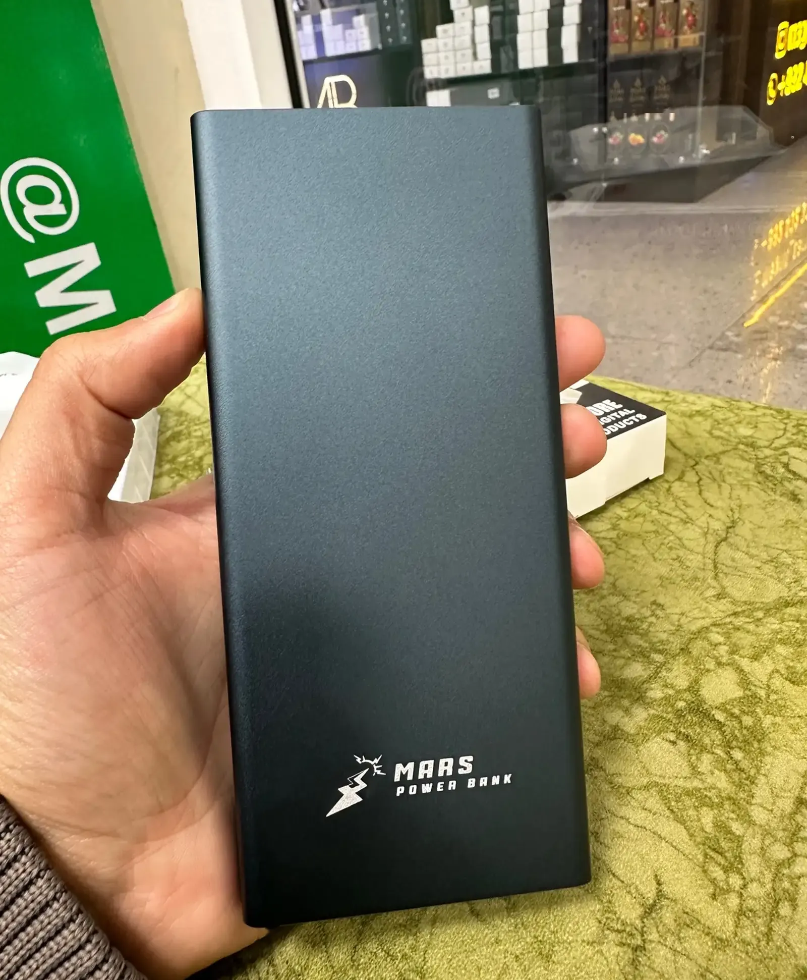 Металический внешний аккумулятор Mars Powerbank 10000 mah