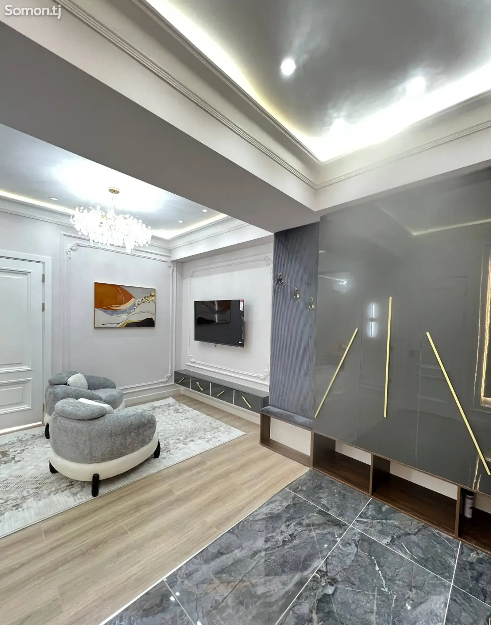 2-комн. квартира, 3 этаж, 70 м², Исмоили Сомони Славянский