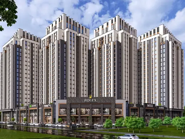 2-комн. квартира, 13 этаж, 104 м², Корвон