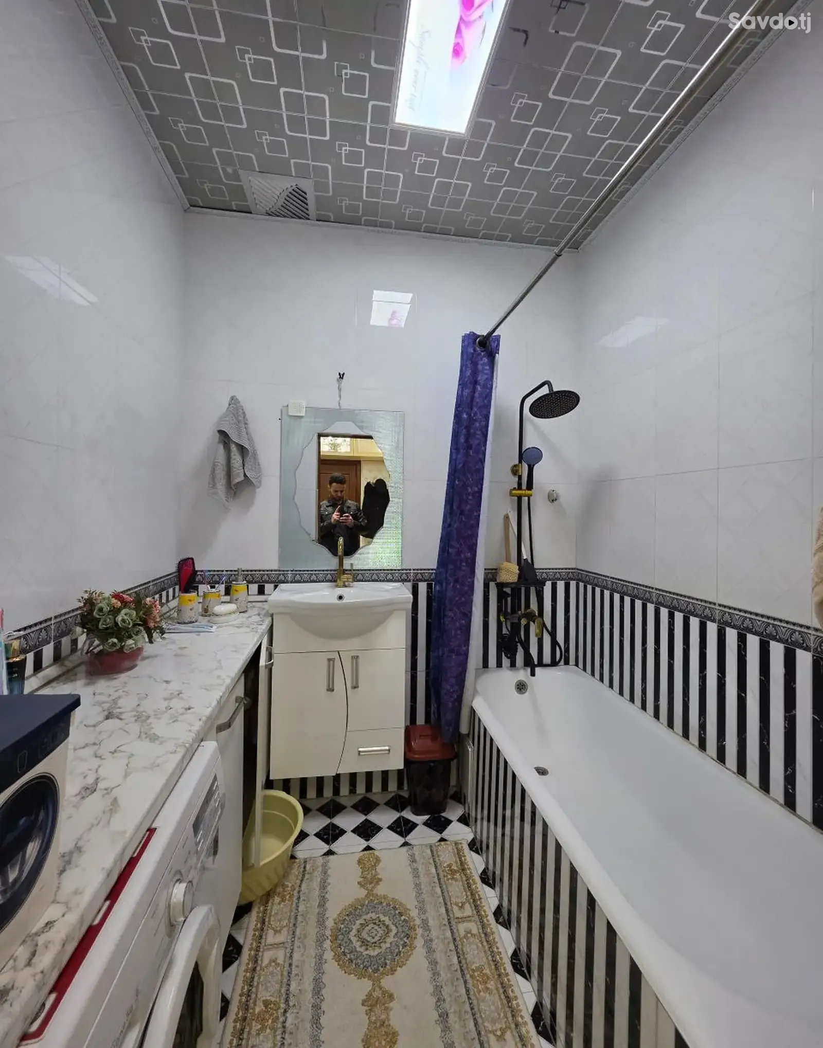 3-комн. квартира, 9 этаж, 130 м², Исмоили Сомони Дом Бурак