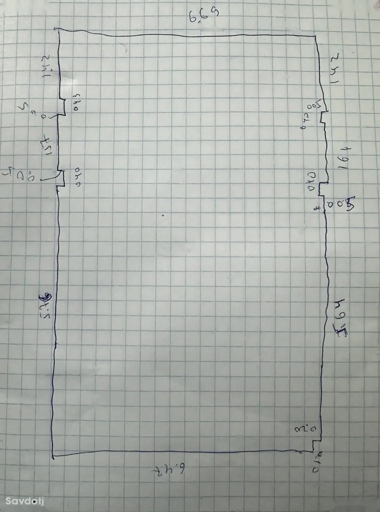Помещение под свободное назначение, 60м², Улица Дехоти, 1/4, Первый Советский, Коммерческий институт, Фирдавси