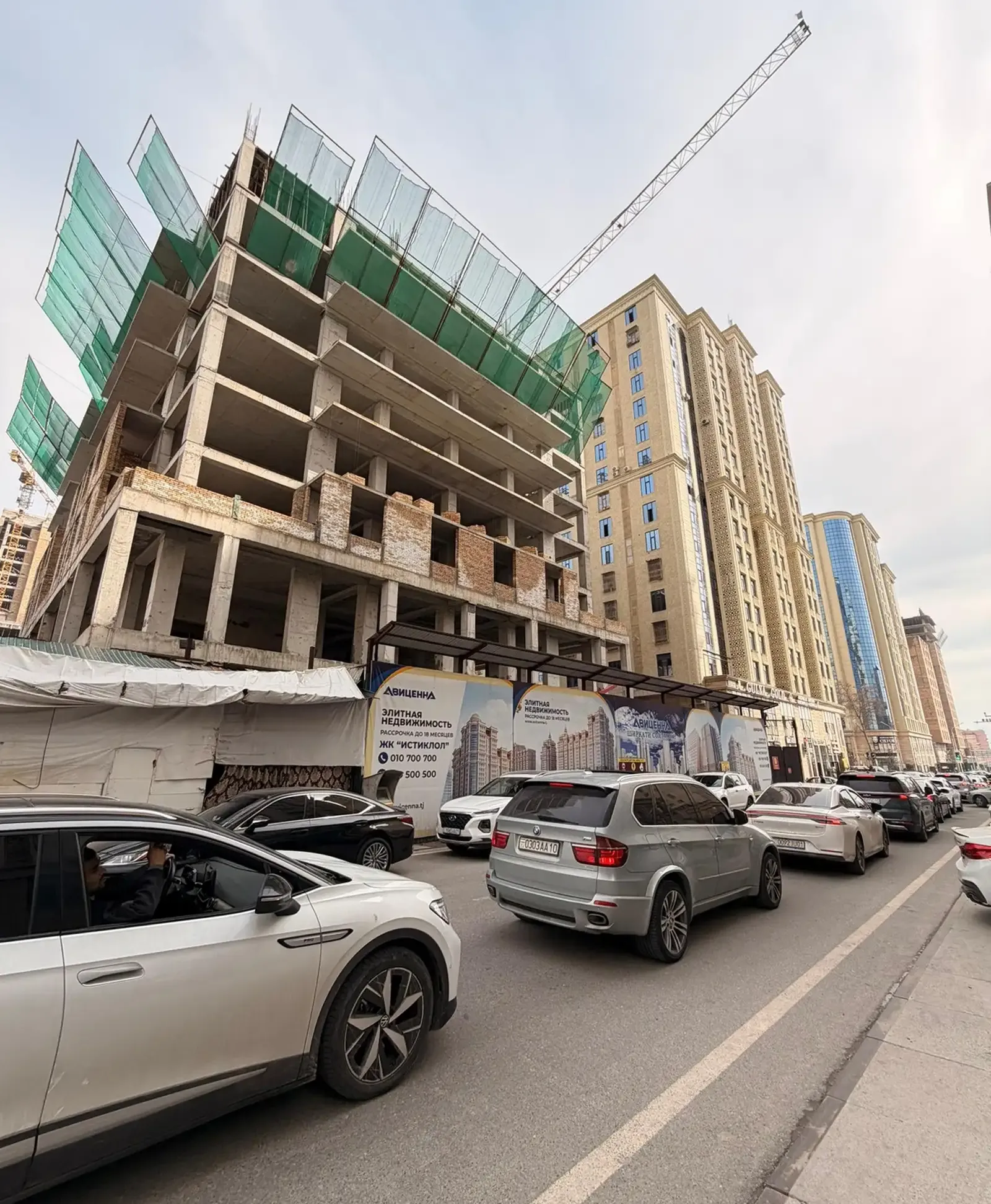 2-к квартира, 15 этаж, 71 м², сзади Гуля Голд, второй дом от главной дороги
