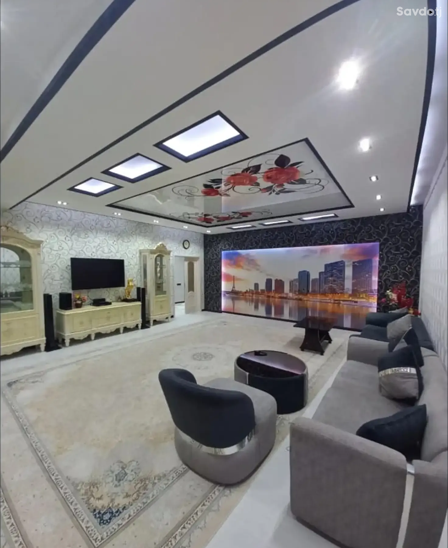 2-комн. квартира, 7 этаж, 120м², Сомони