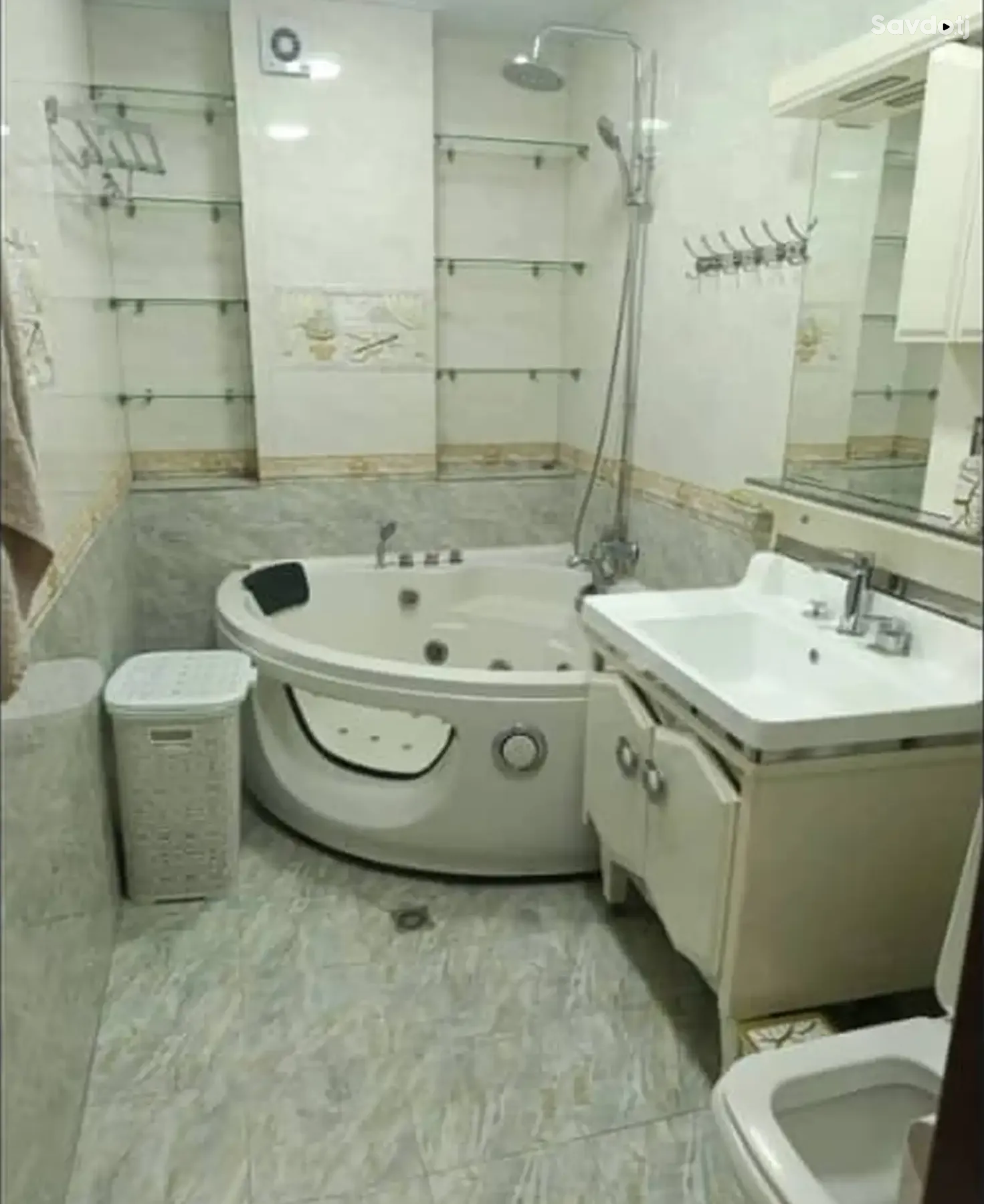 2-комн. квартира, 3 этаж, 100м², Сомони
