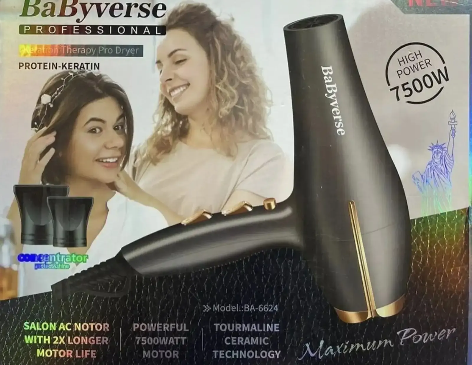 Фен для волос Babyverse model 6624