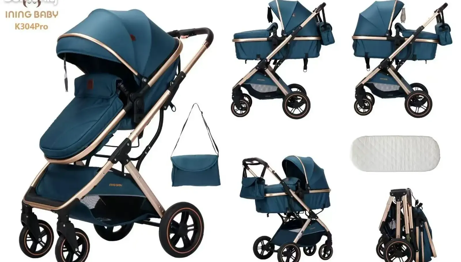 Коляска трансформер iningbaby