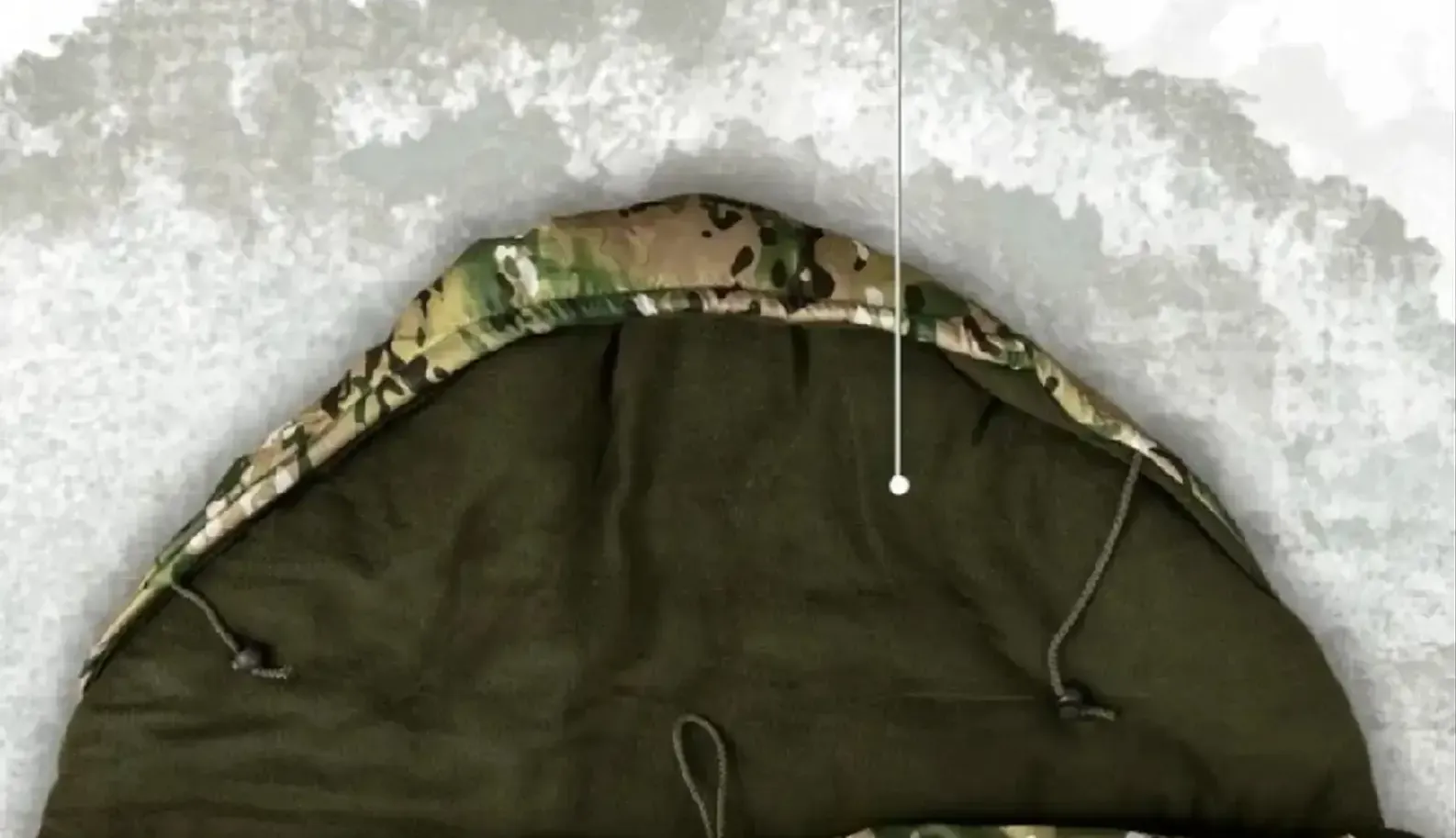 Спальный мешок-одеяло с капюшоном - 20C 220х180 см на флисе