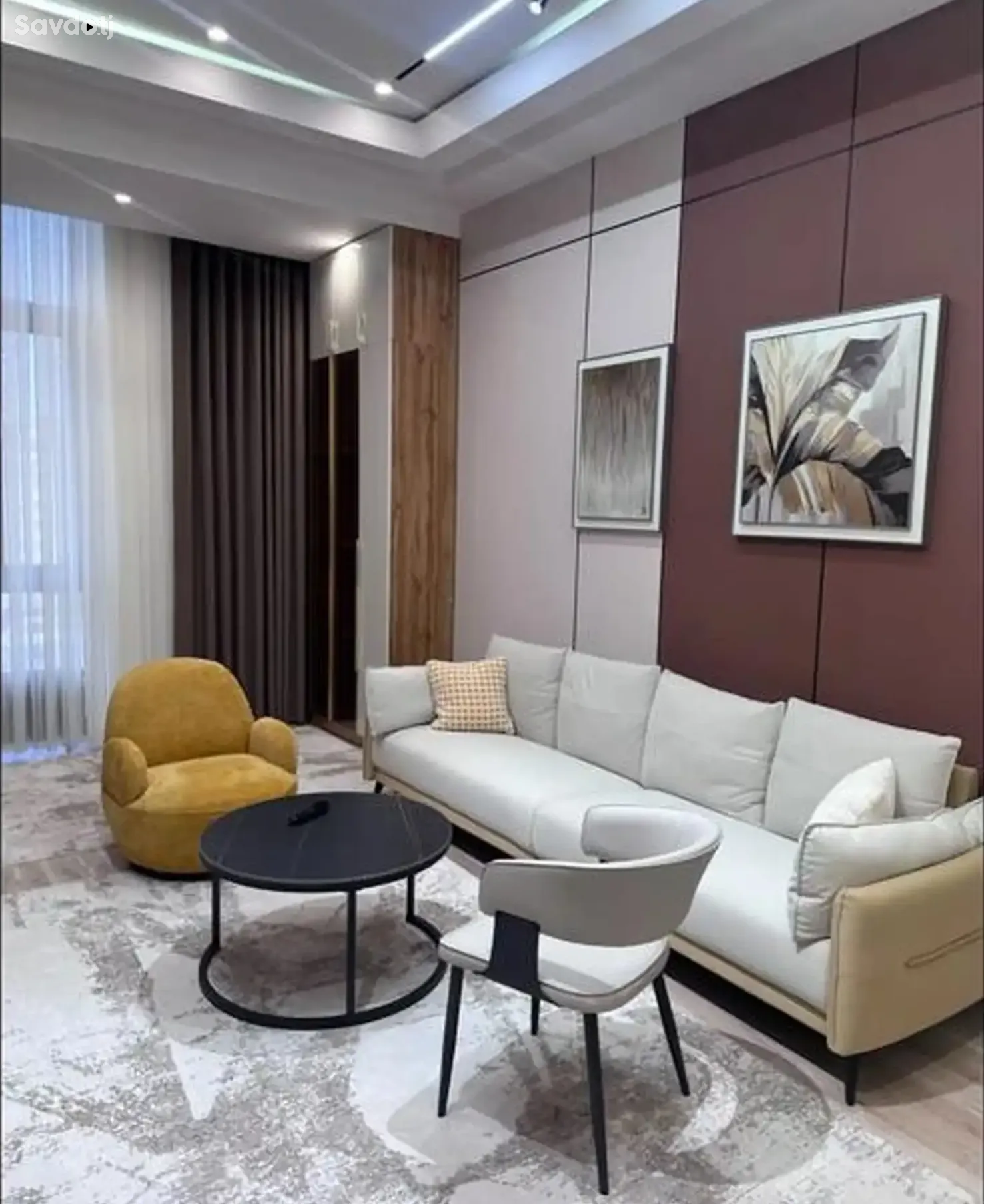 2-комн. квартира, 9 этаж, 77м², Шохмансур