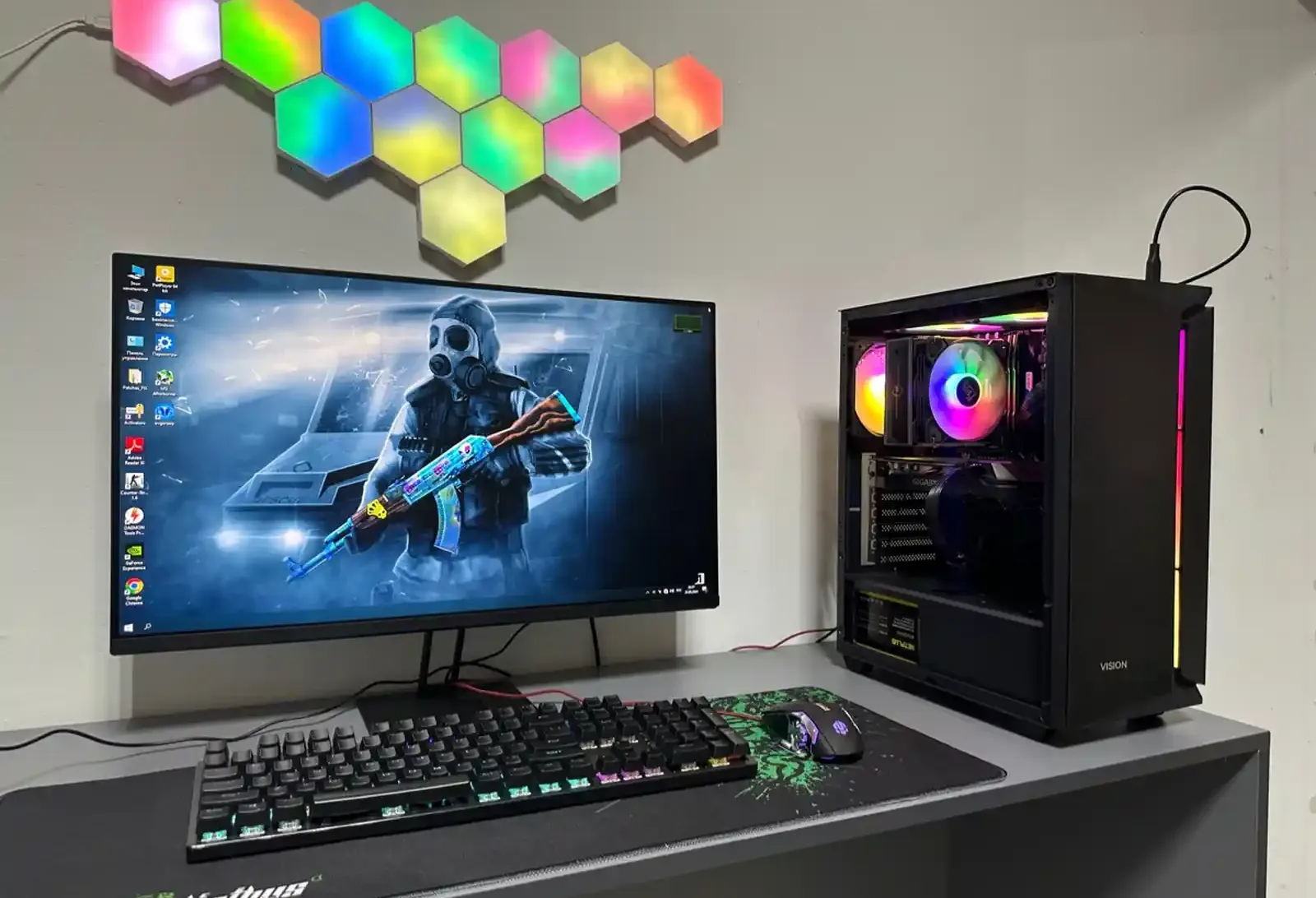 Игровой компьютер Core i5 12400F / 16GB / 512GB / 1TB
