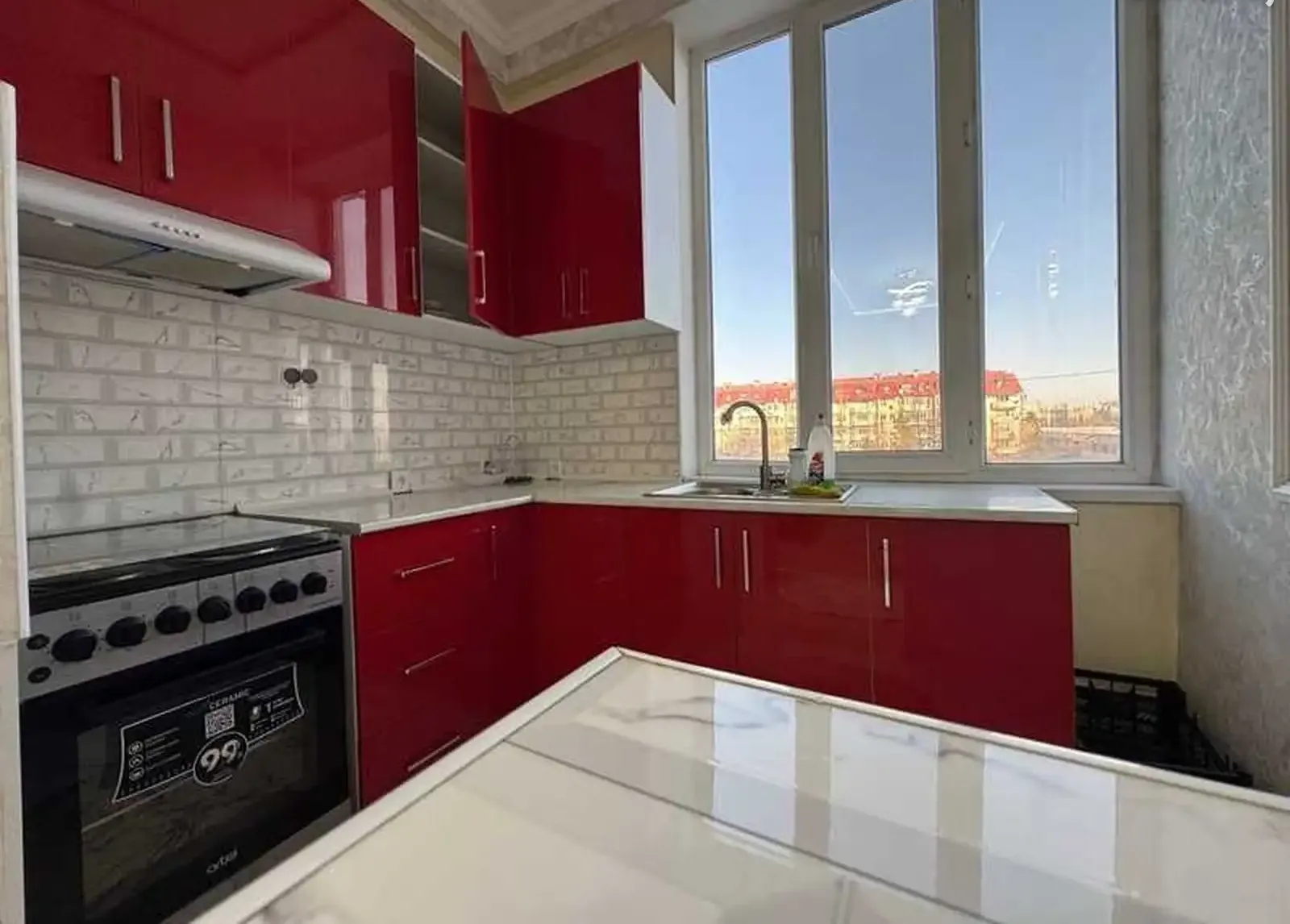 2-комн. квартира, 3 этаж, 76м², Қараболо