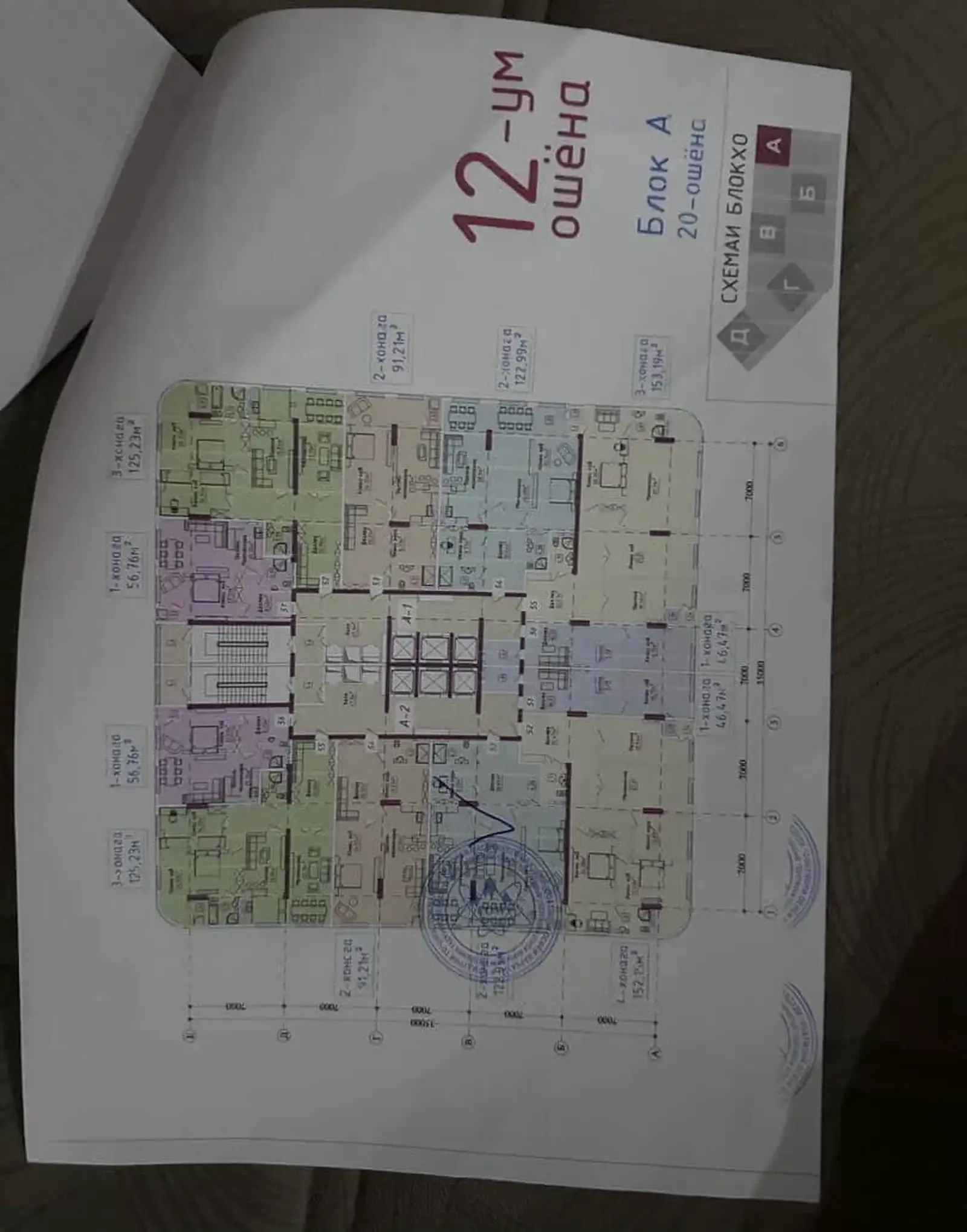 3-комн. квартира, 12 этаж, 123 м², Сино, 82 Таверс