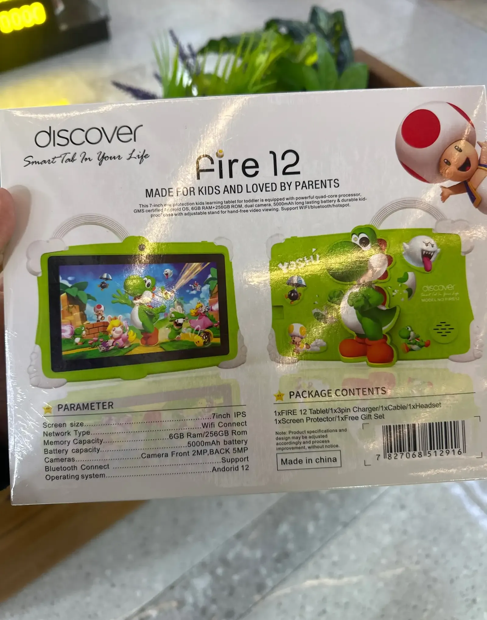 Детский Планшет Discovery fire 12 6/256 Gb