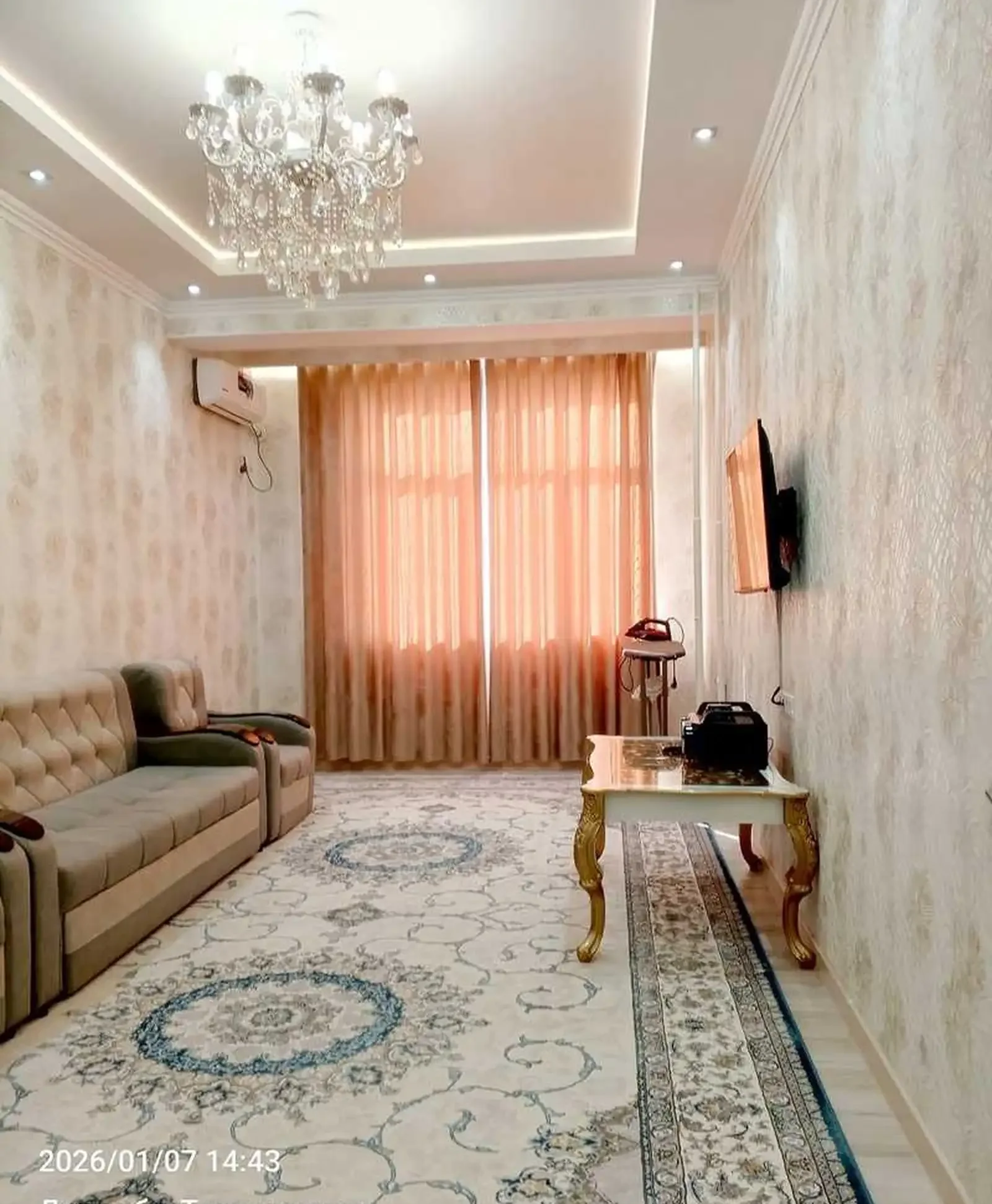 2-комн. квартира, 5 этаж, 55м², Сомони, Воданасос