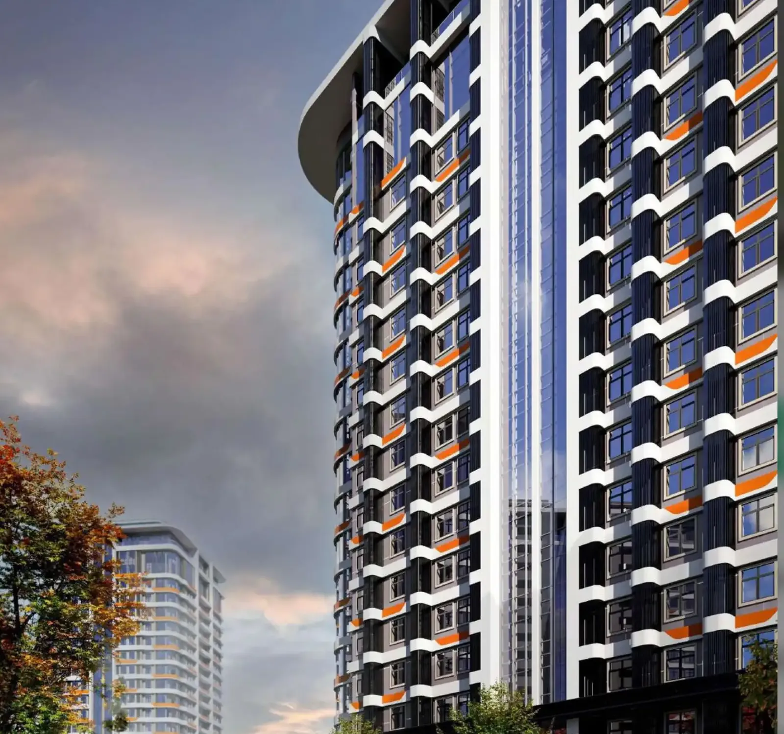 2-к квартира, 16 этаж, 66 м², Славянский, Спартак