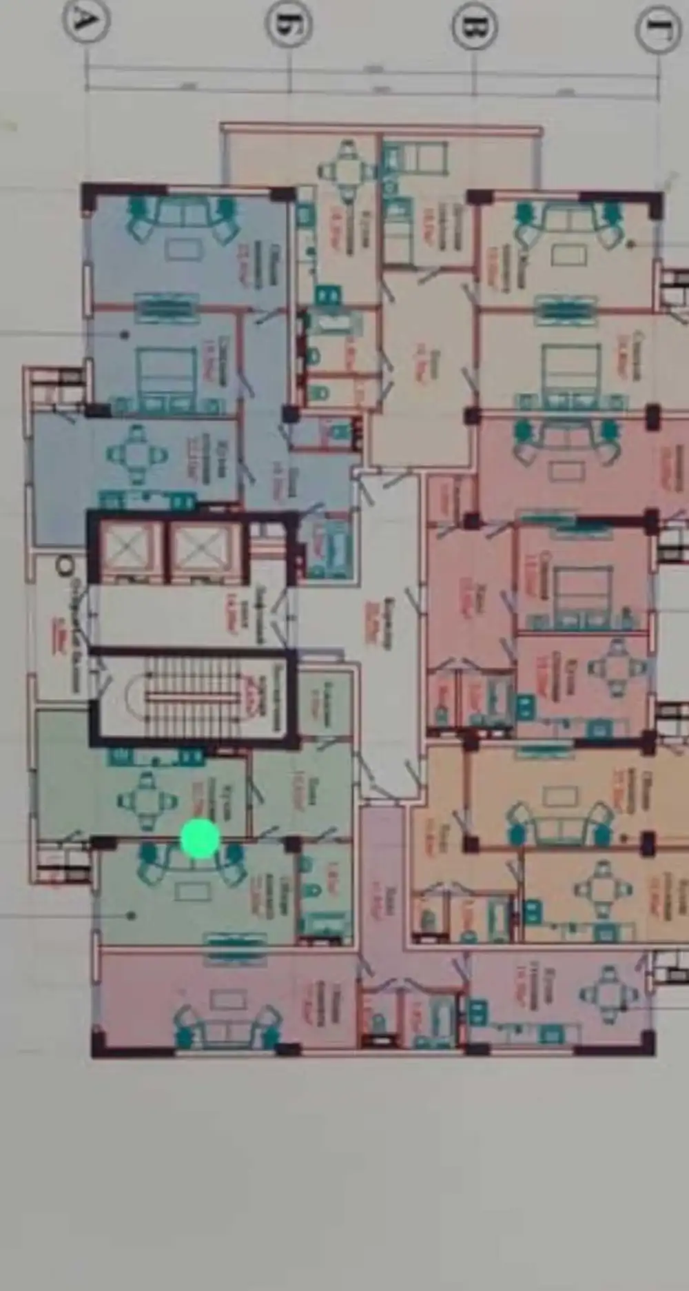 2-комн. квартира, 6 этаж, 75 м², Сино