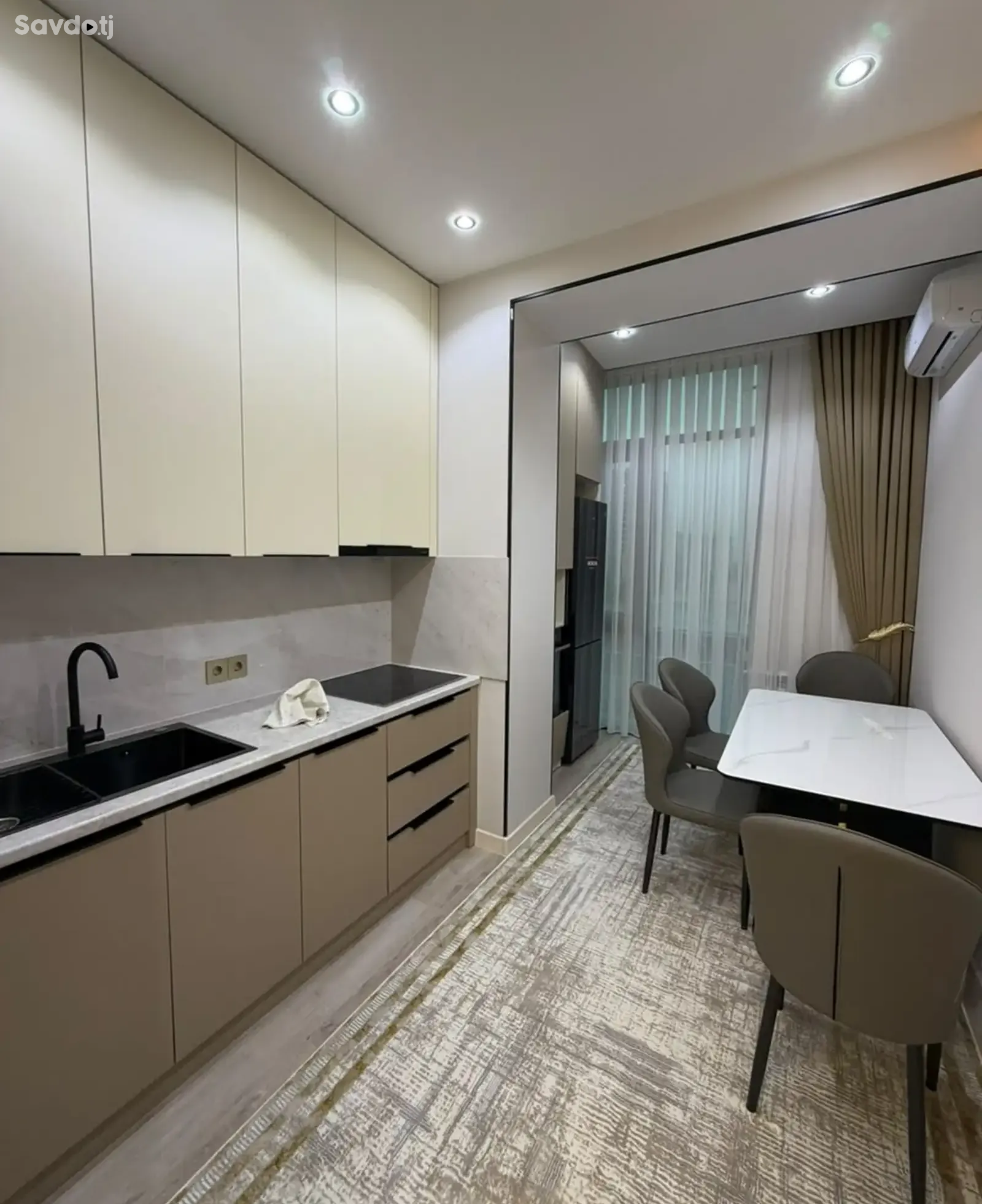 2-комн. квартира, 7 этаж, 63м², Сомони