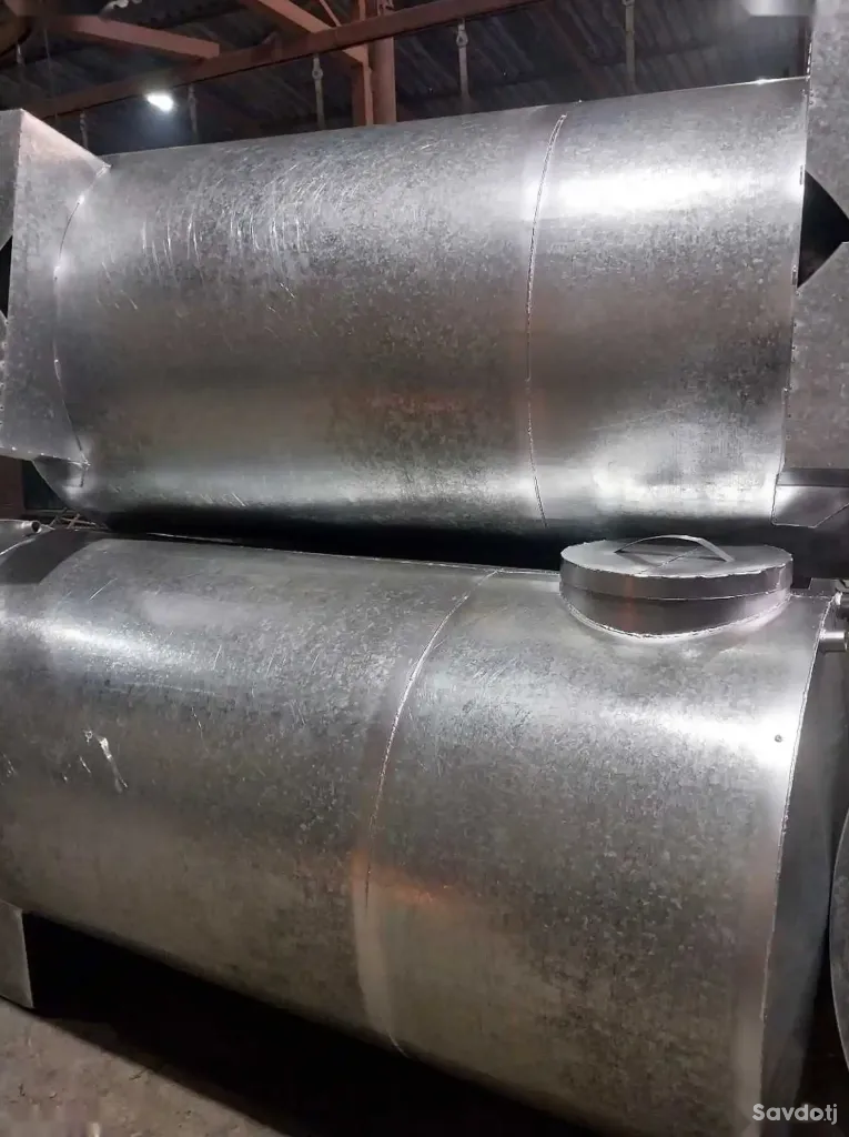 Бочка оцинкованная 1500л. SDC 1.5мм.