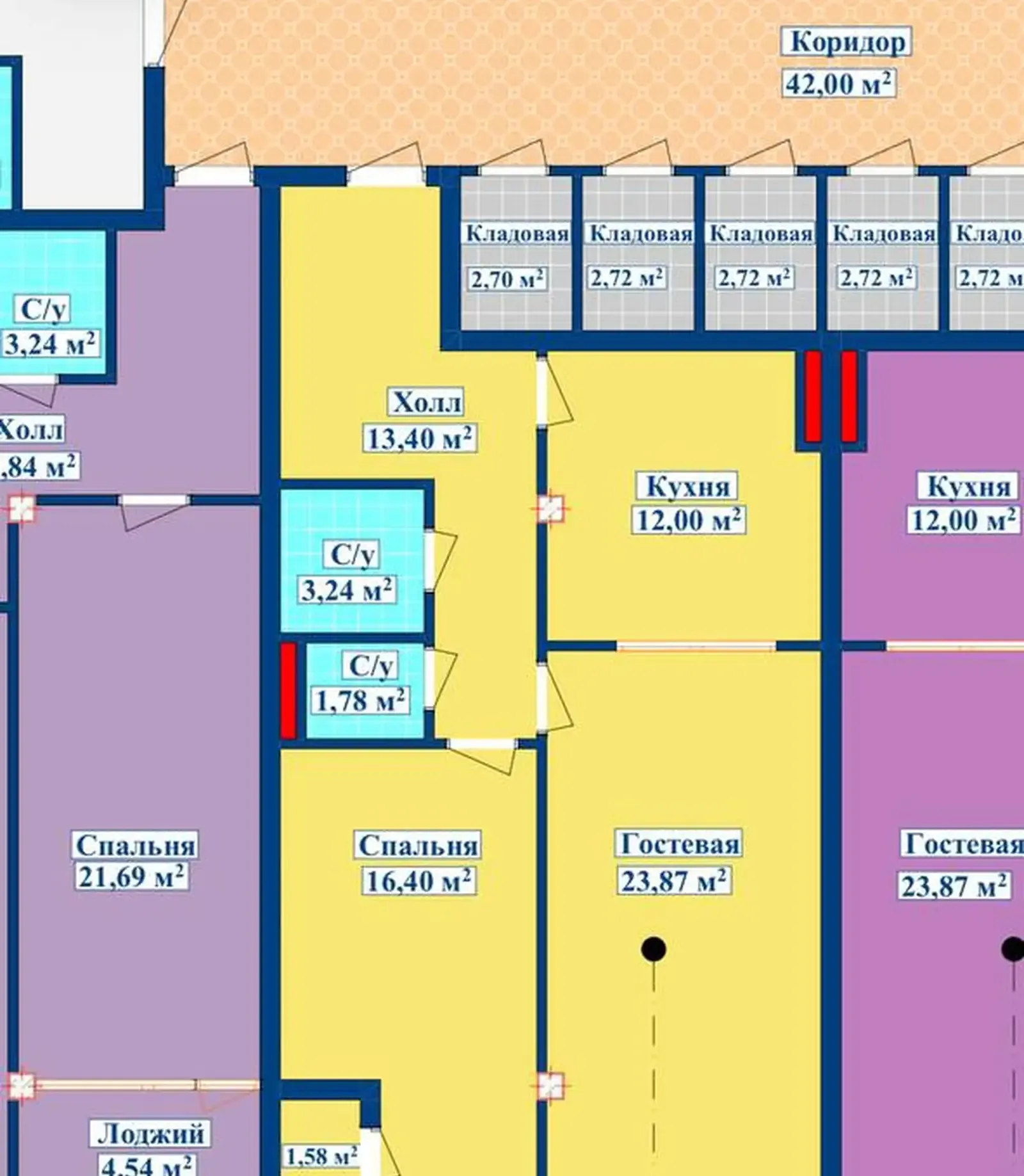 3-комн. квартира, 14 этаж, 107 м², И.Сомони