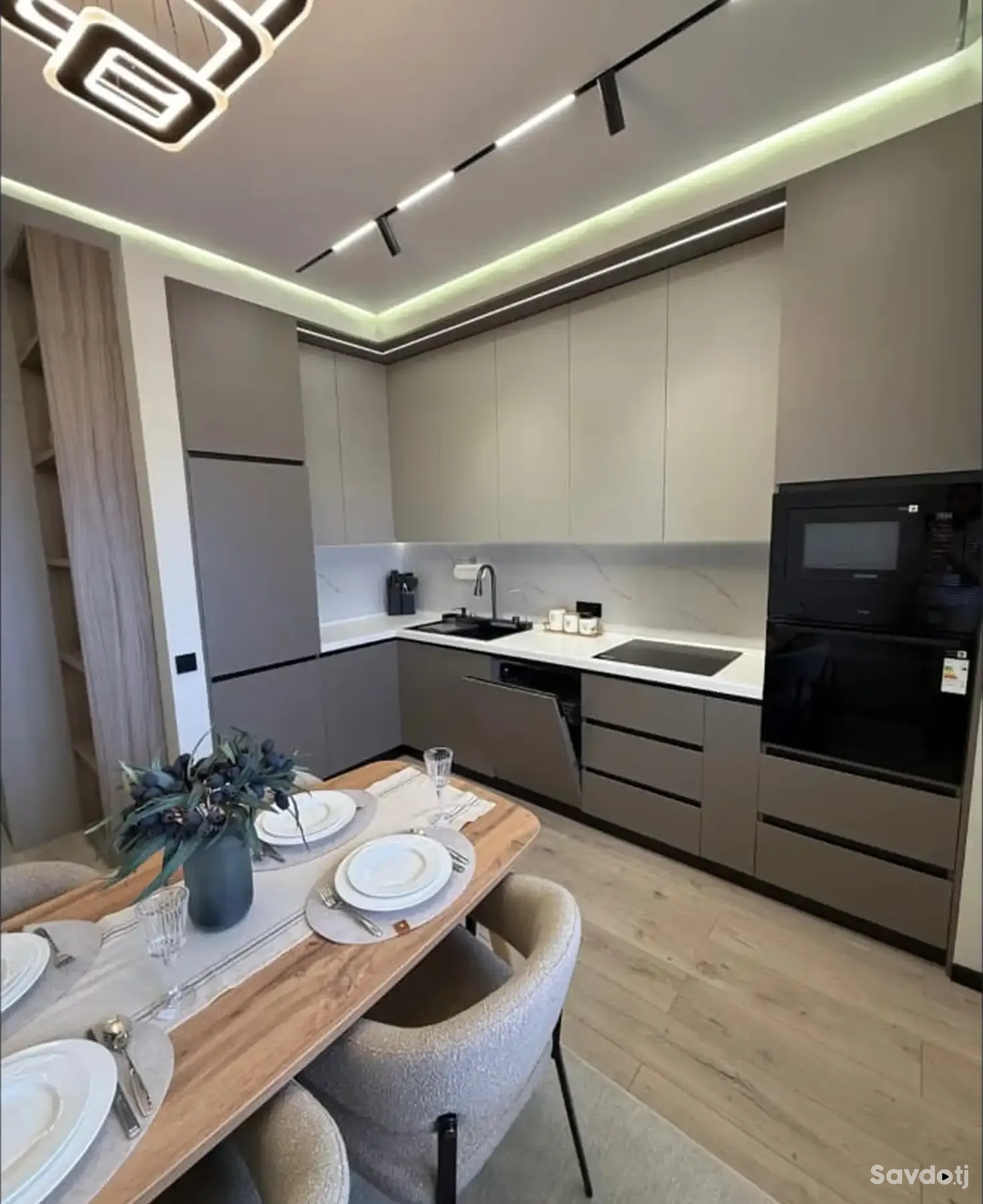 2-комн. квартира, 18 этаж, 54м², Сомони